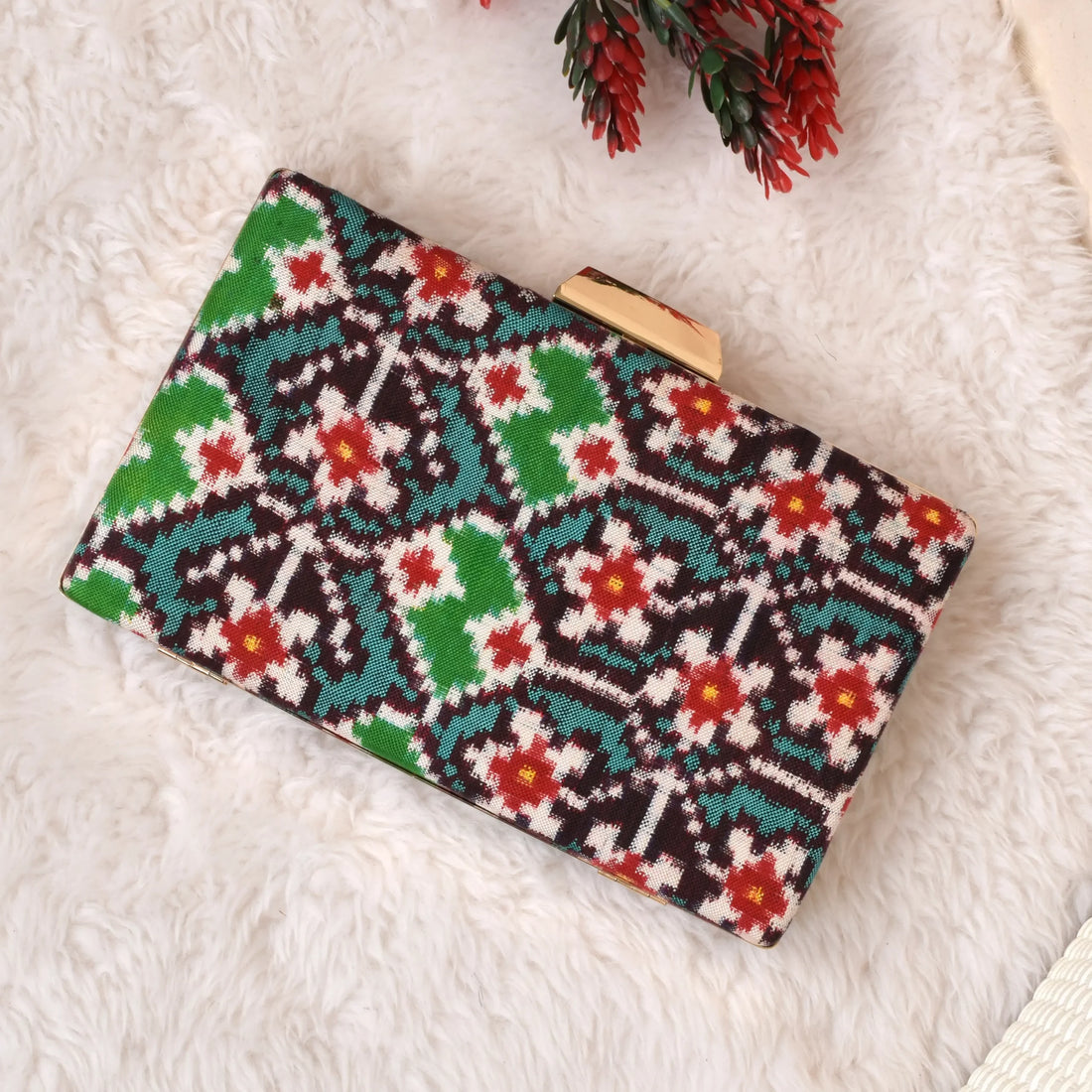 Double Ikat Patola Clutch