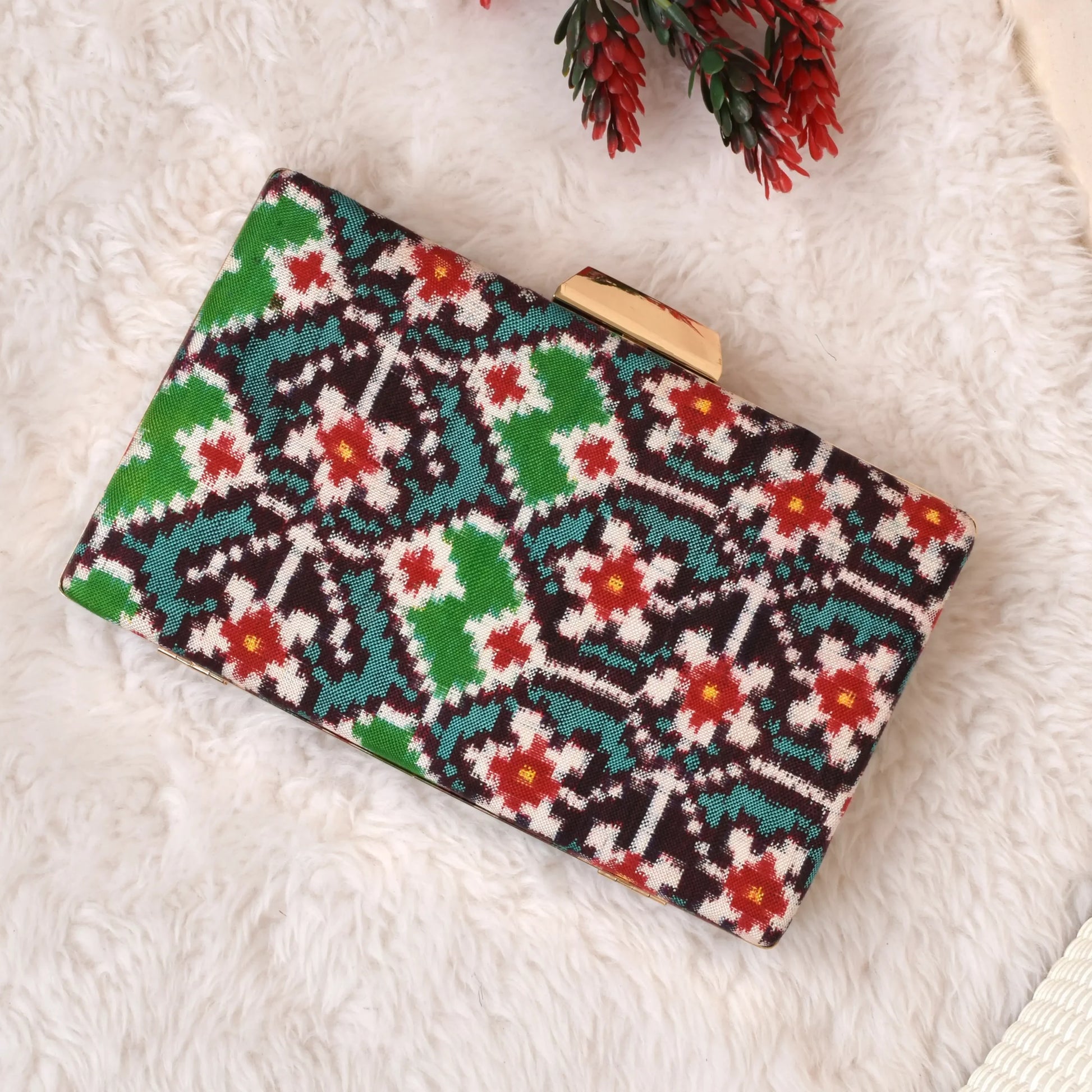 Double Ikat Patola Clutch
