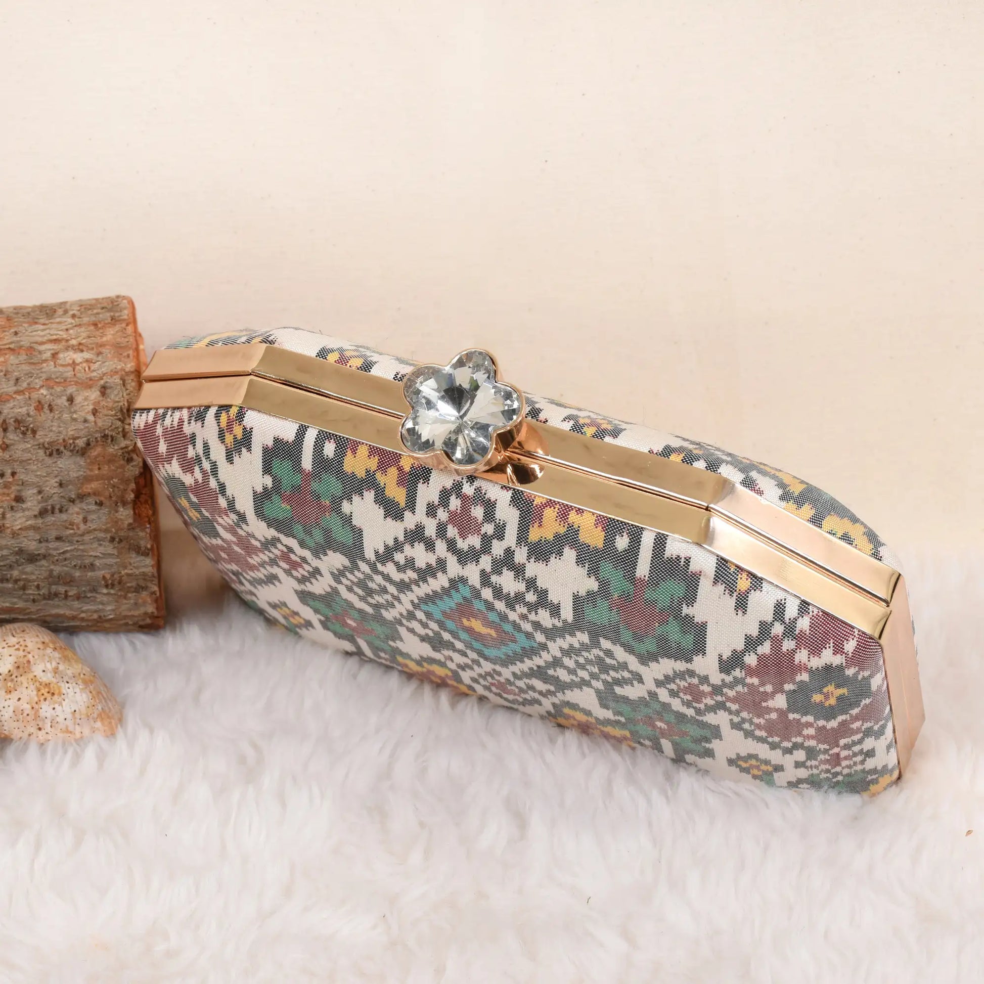 Single Ikat Patola Clutch