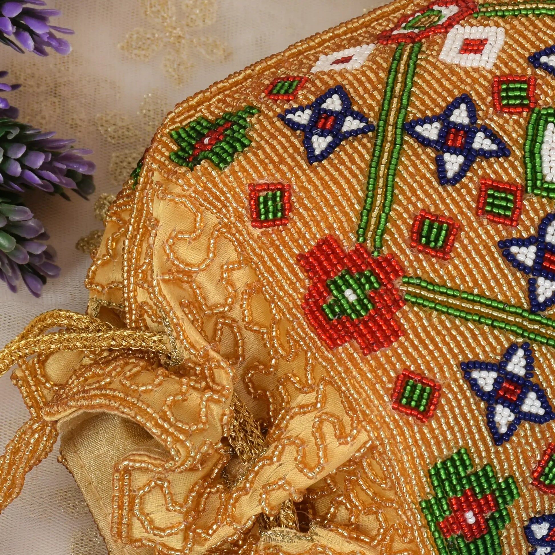 Patola Beaded Batva