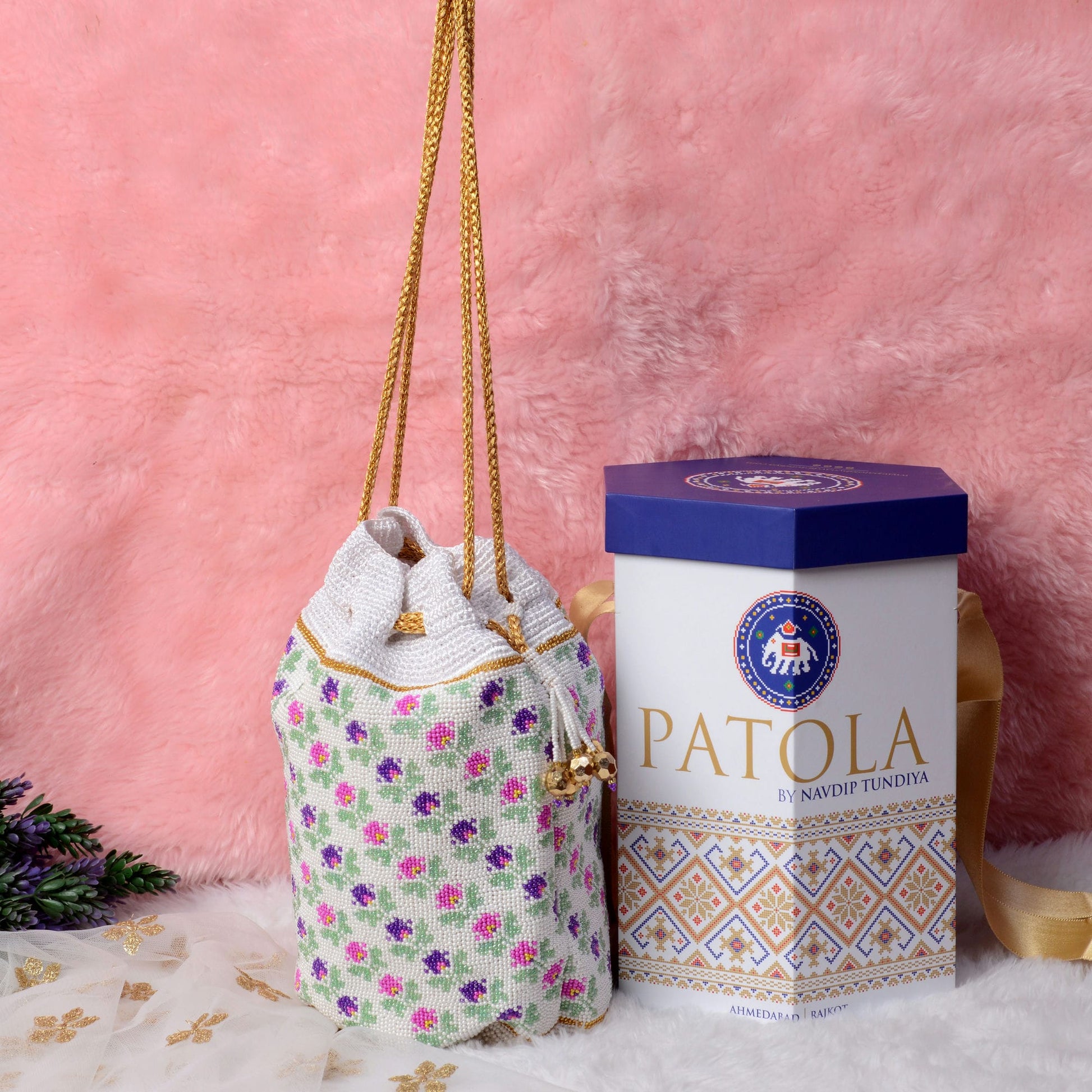 Moti Patola Beaded Batva
