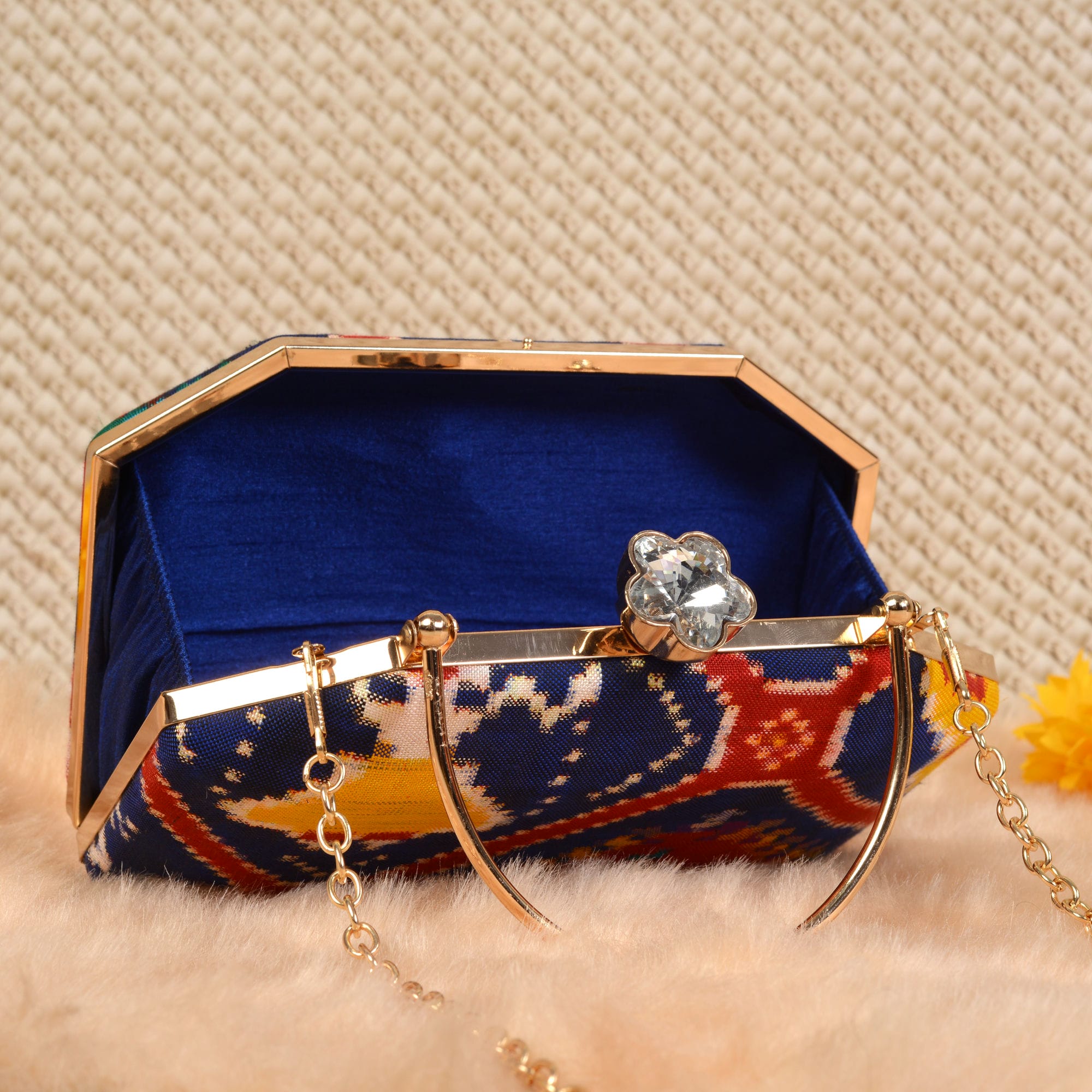 Double Ikat Patola Clutch
