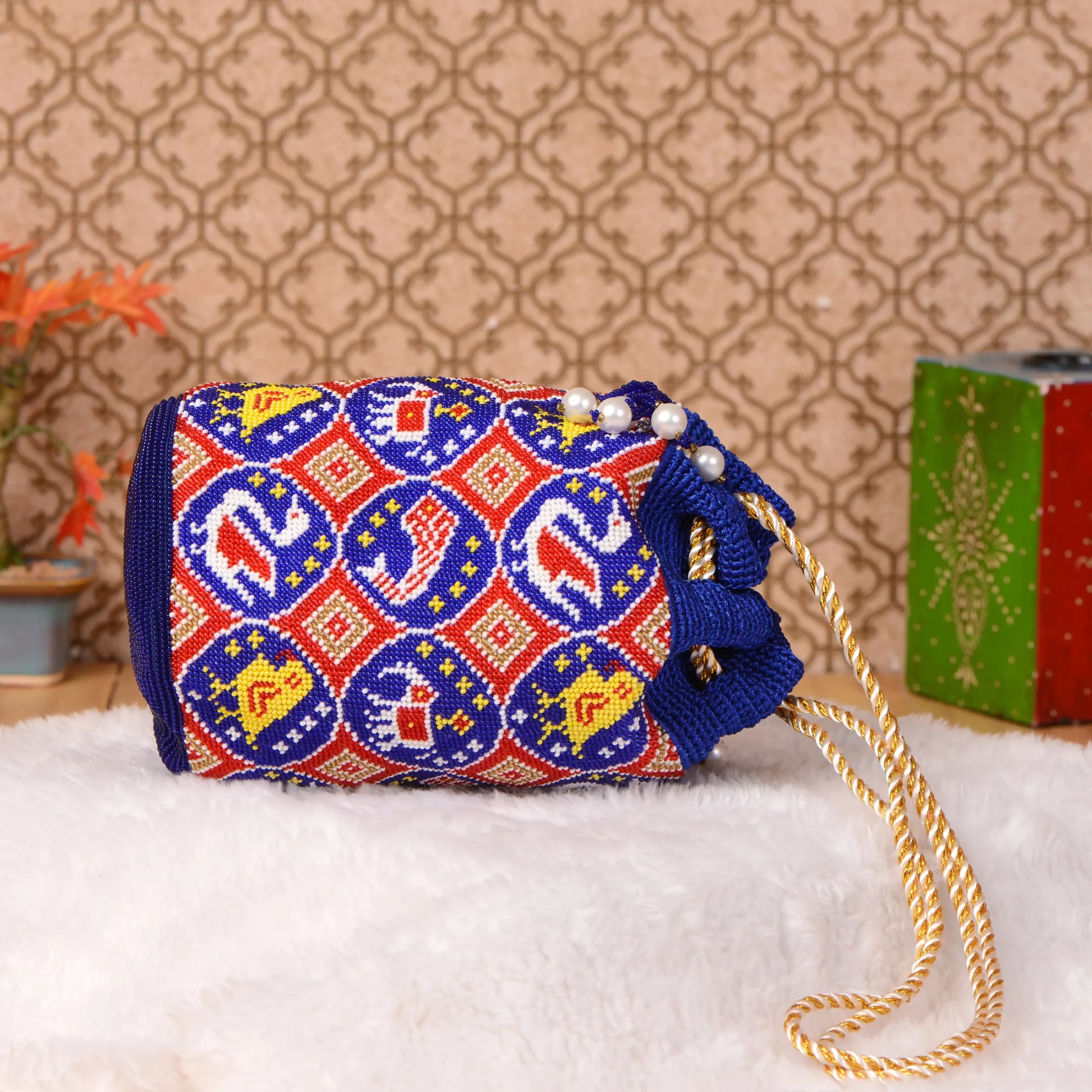 Patola Beaded Batva