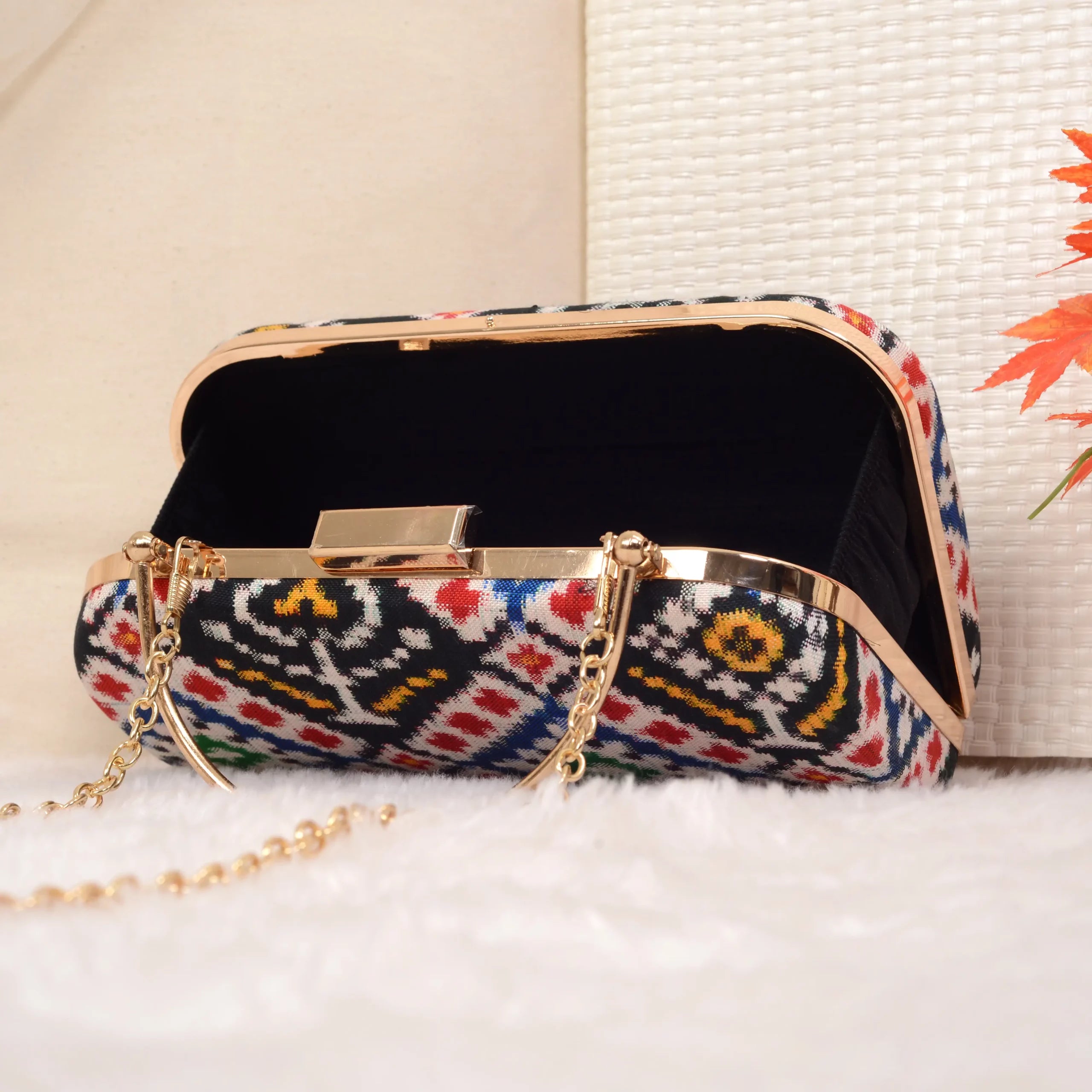Double Ikat Patola Clutch