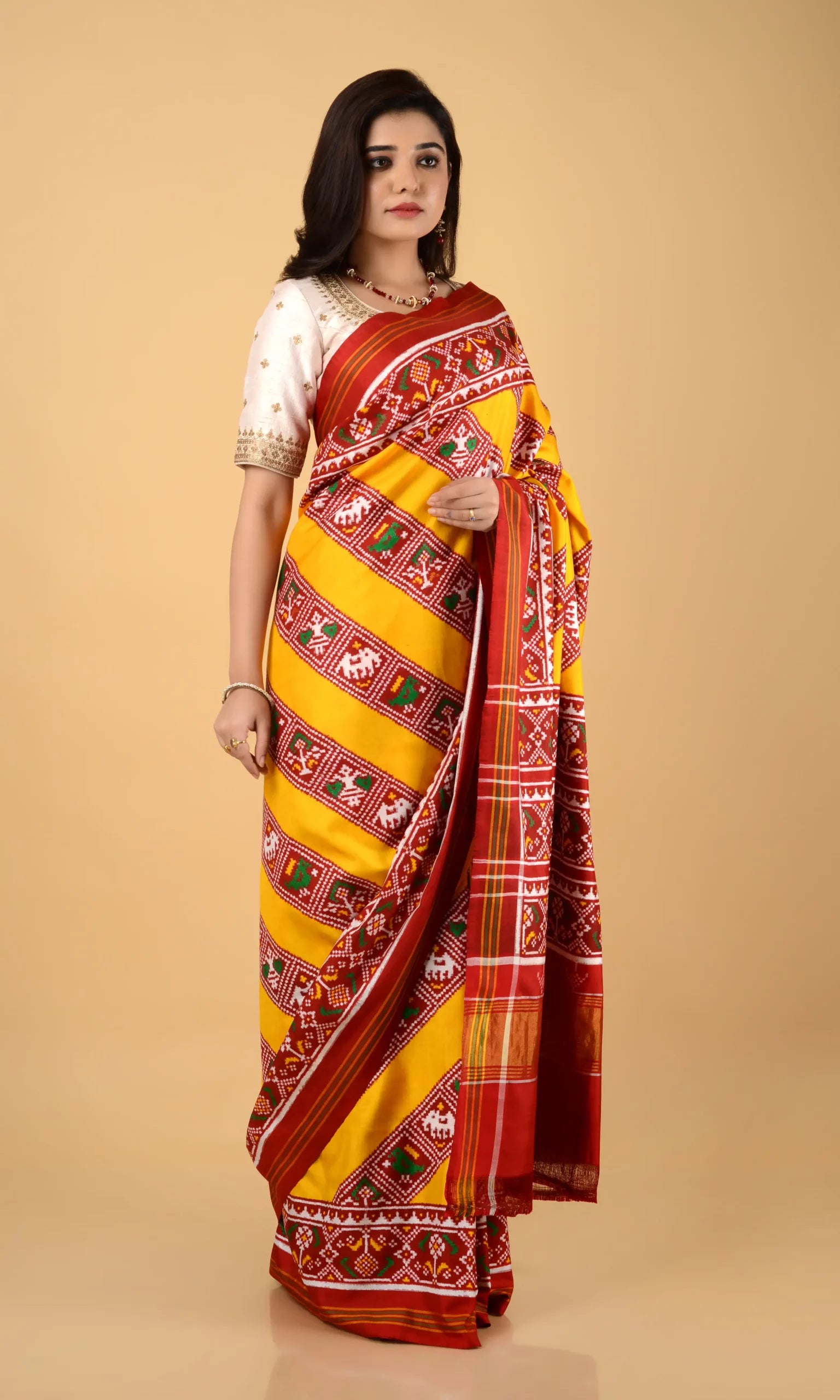 Double Ikat Patola Saree