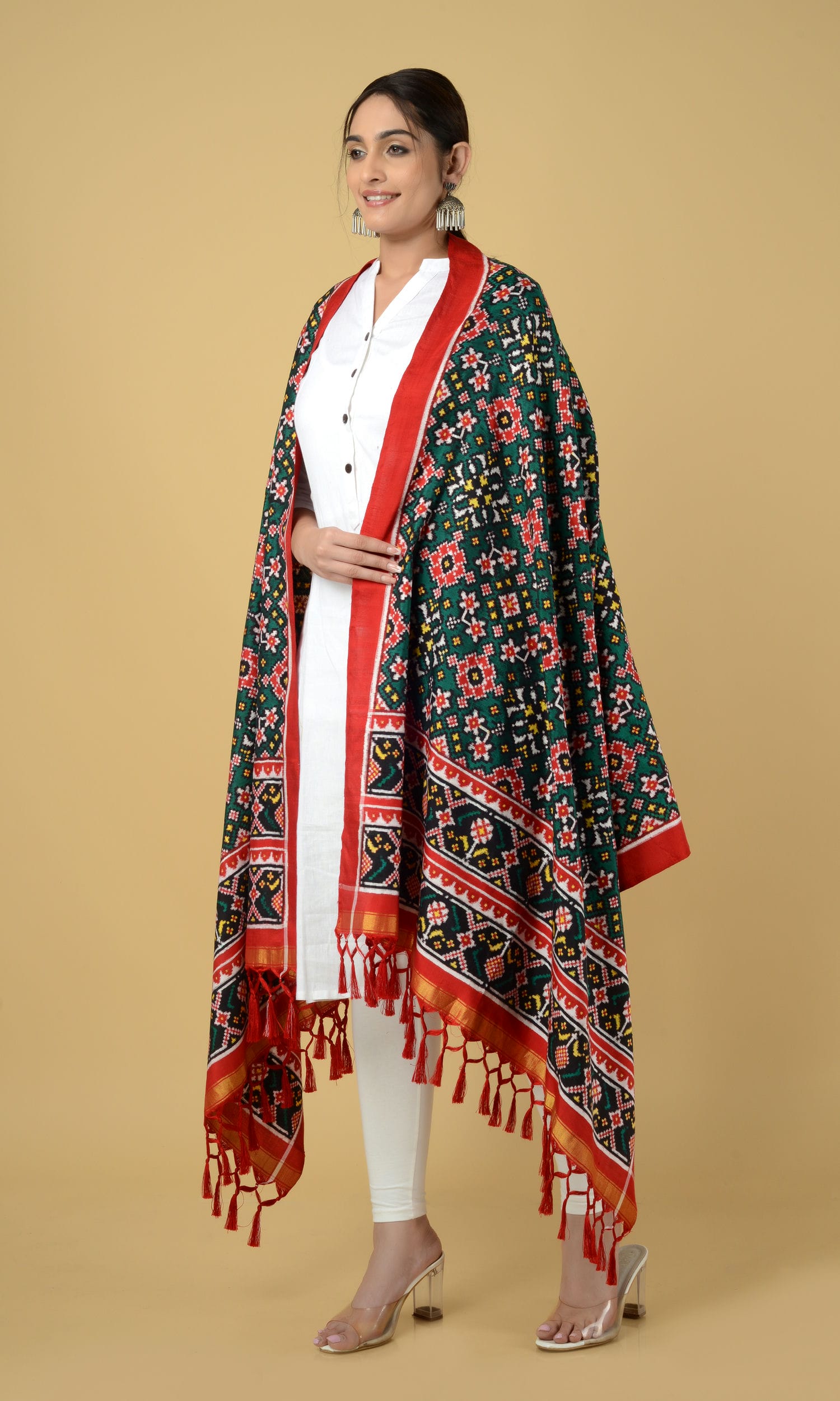 Double Ikat Patola Dupatta Nau Ratan