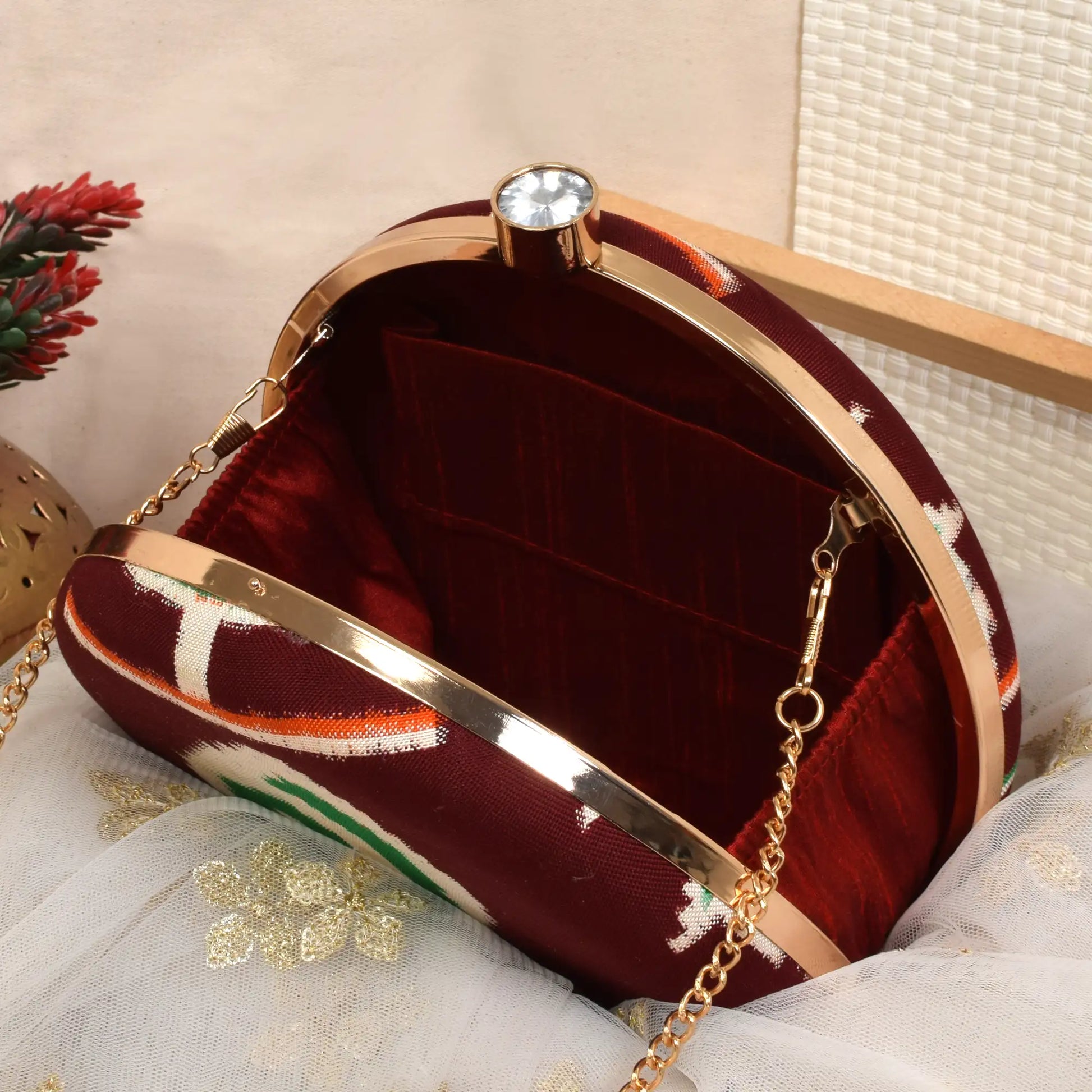 Double Ikat Patola Clutch
