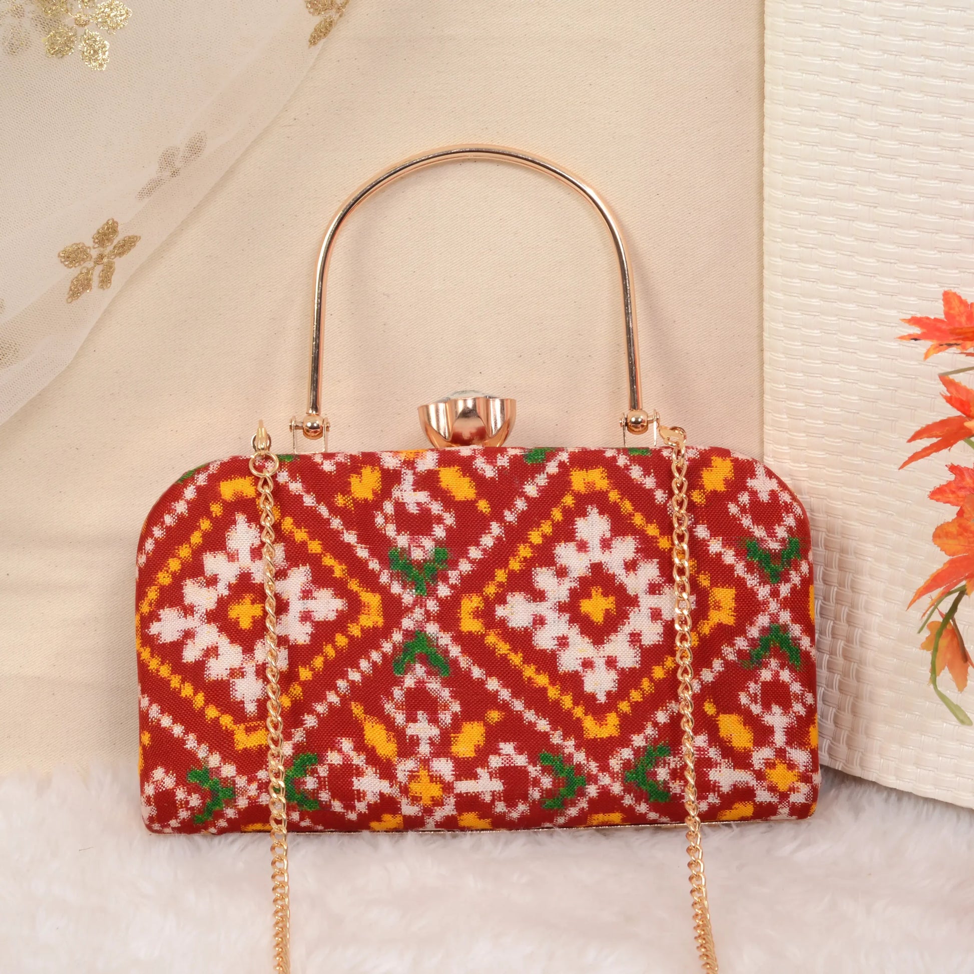 Double Ikat Patola Clutch
