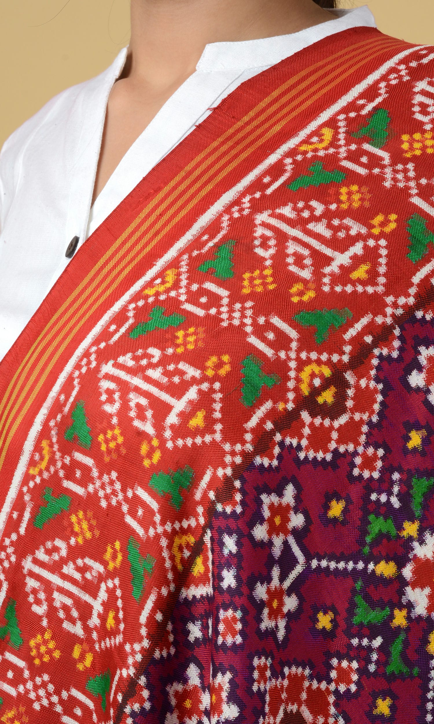 Double Ikat Patola Dupatta Nau Ratan