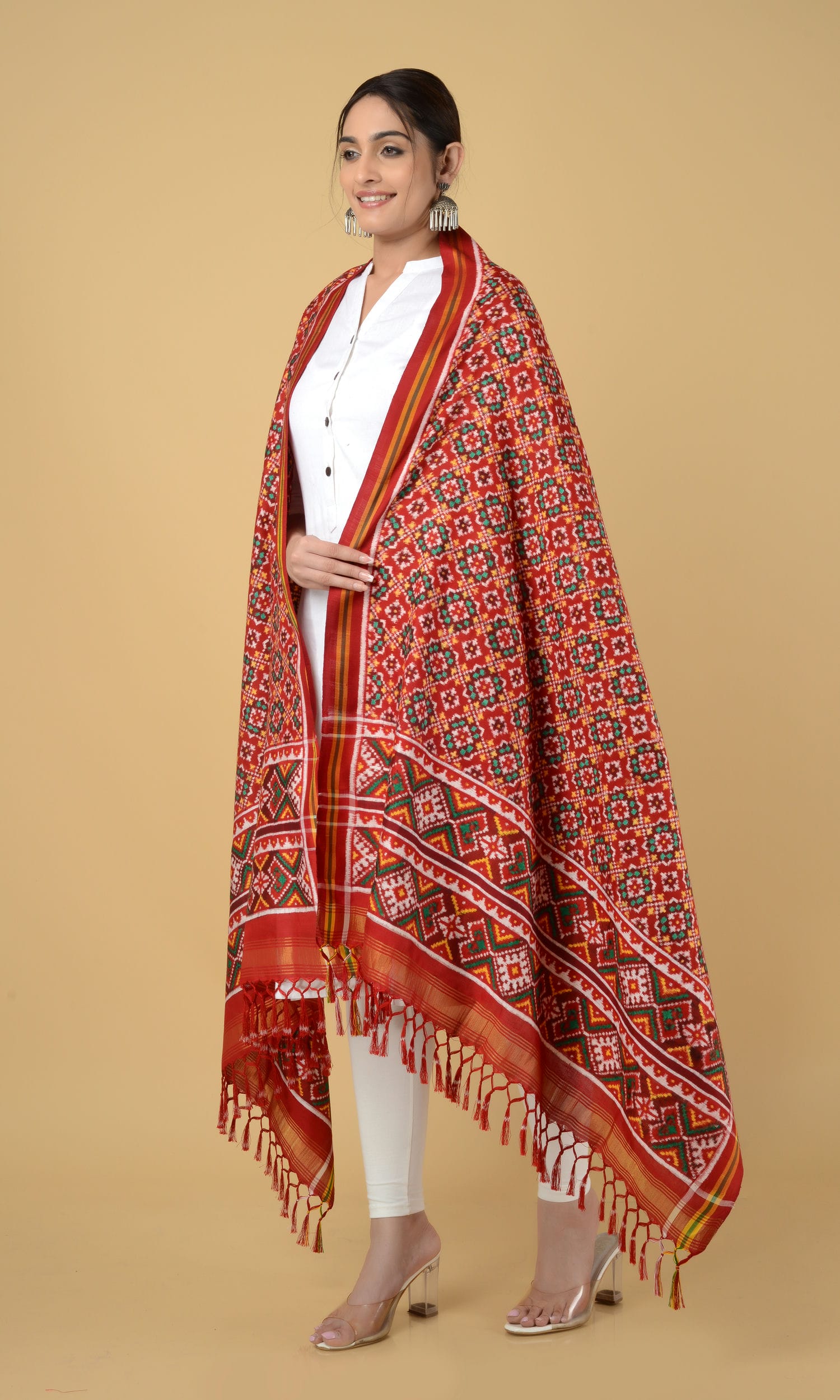 Double Ikat Patola Dupatta Chanda