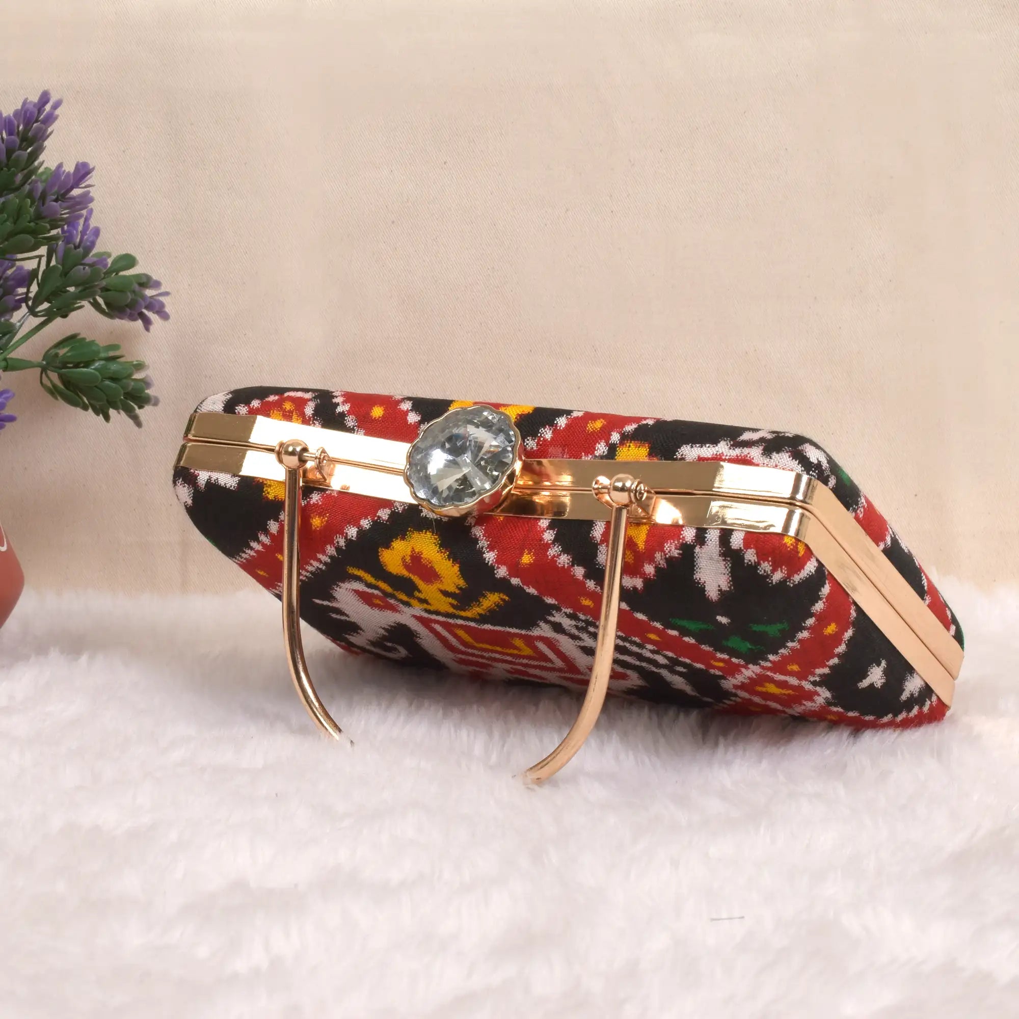 Double Ikat Patola Clutch