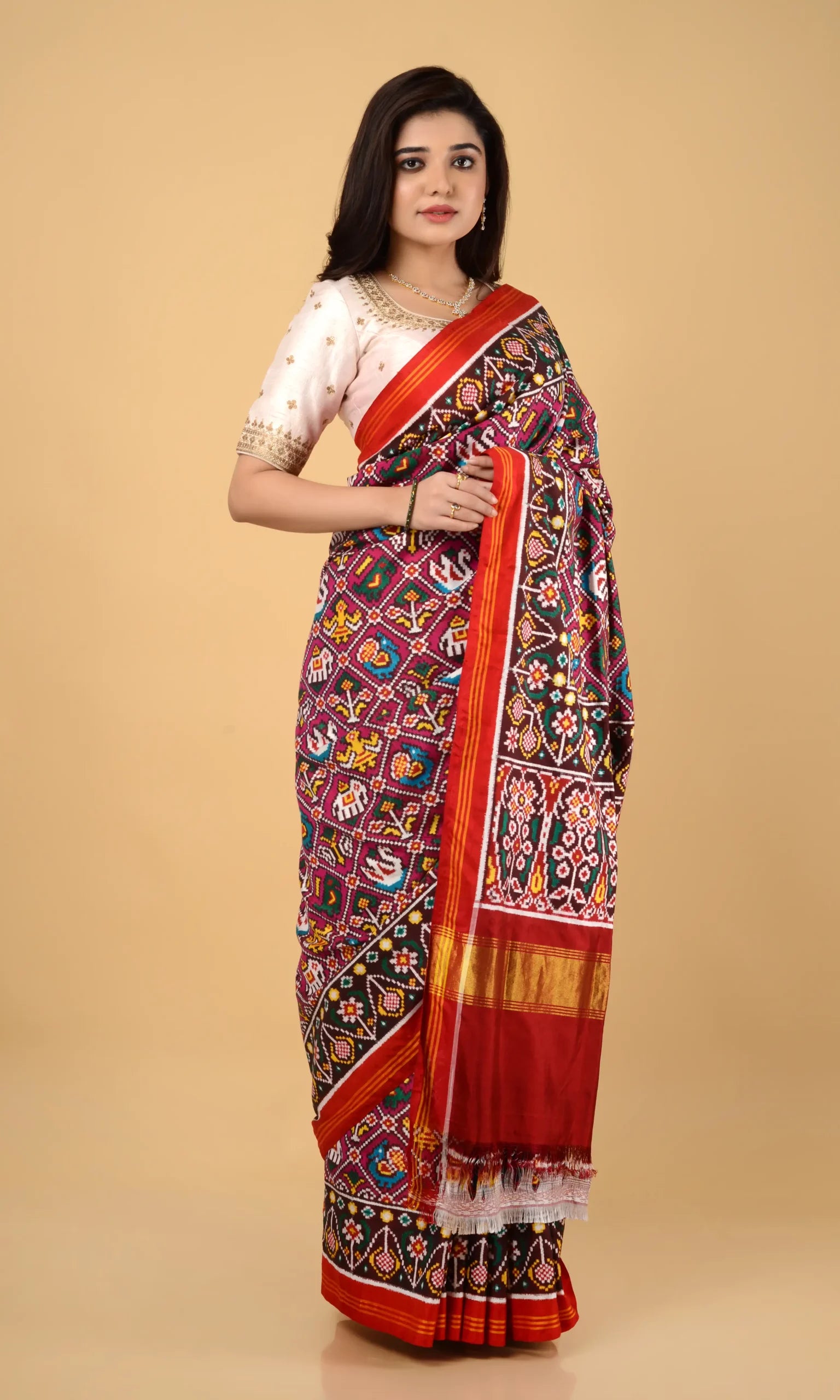 Double Ikat Patola Saree