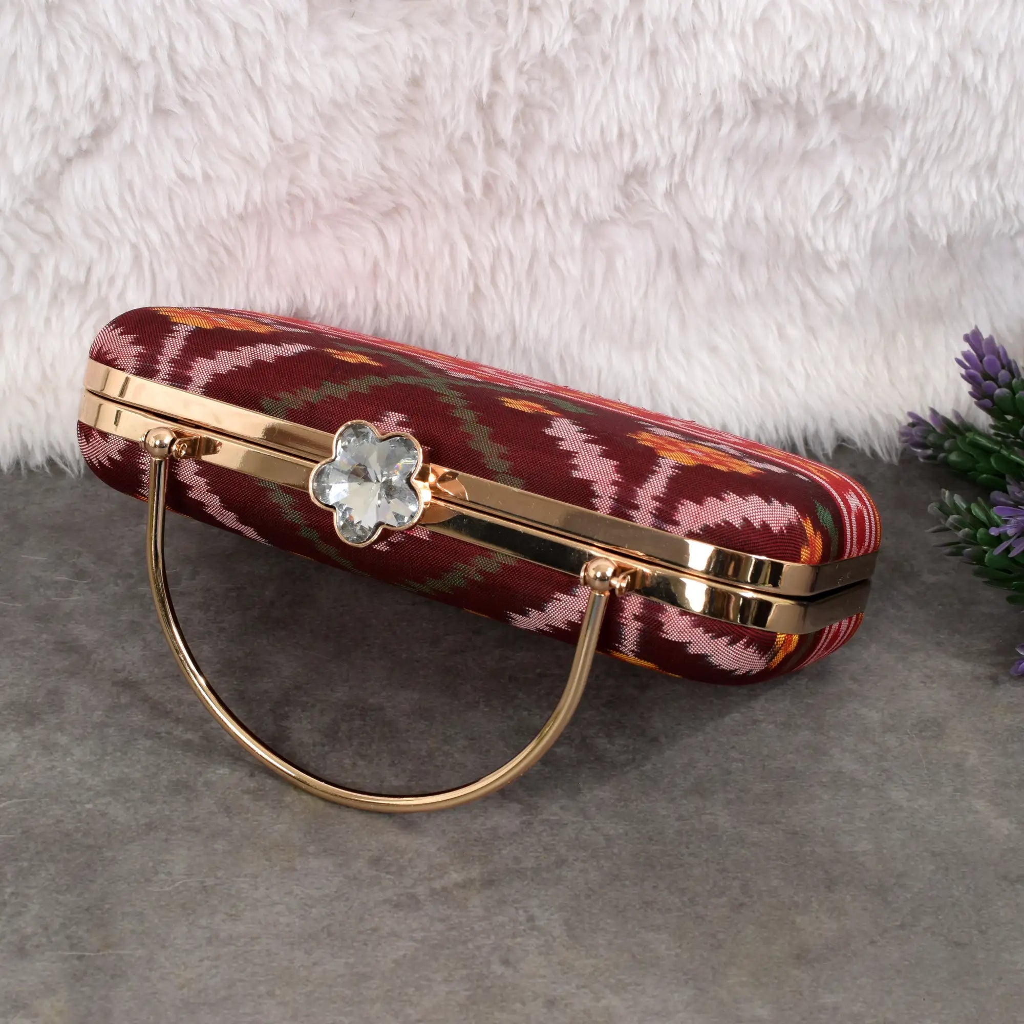 Single Ikat Patola Clutch