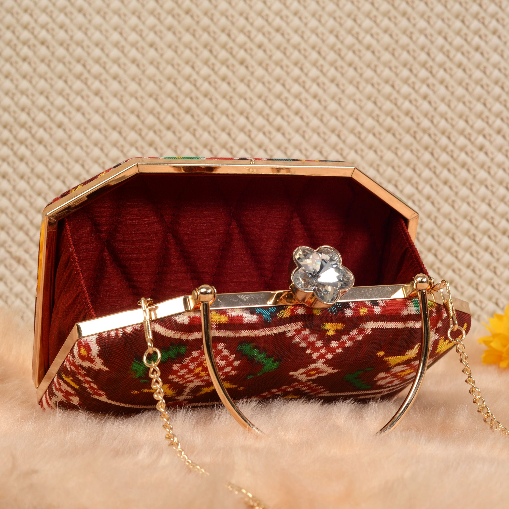 Double Ikat Patola Clutch