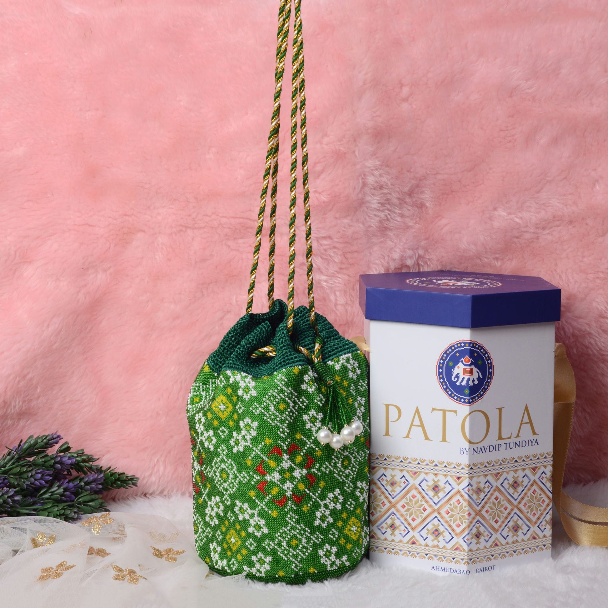 Moti Patola Beaded Batva