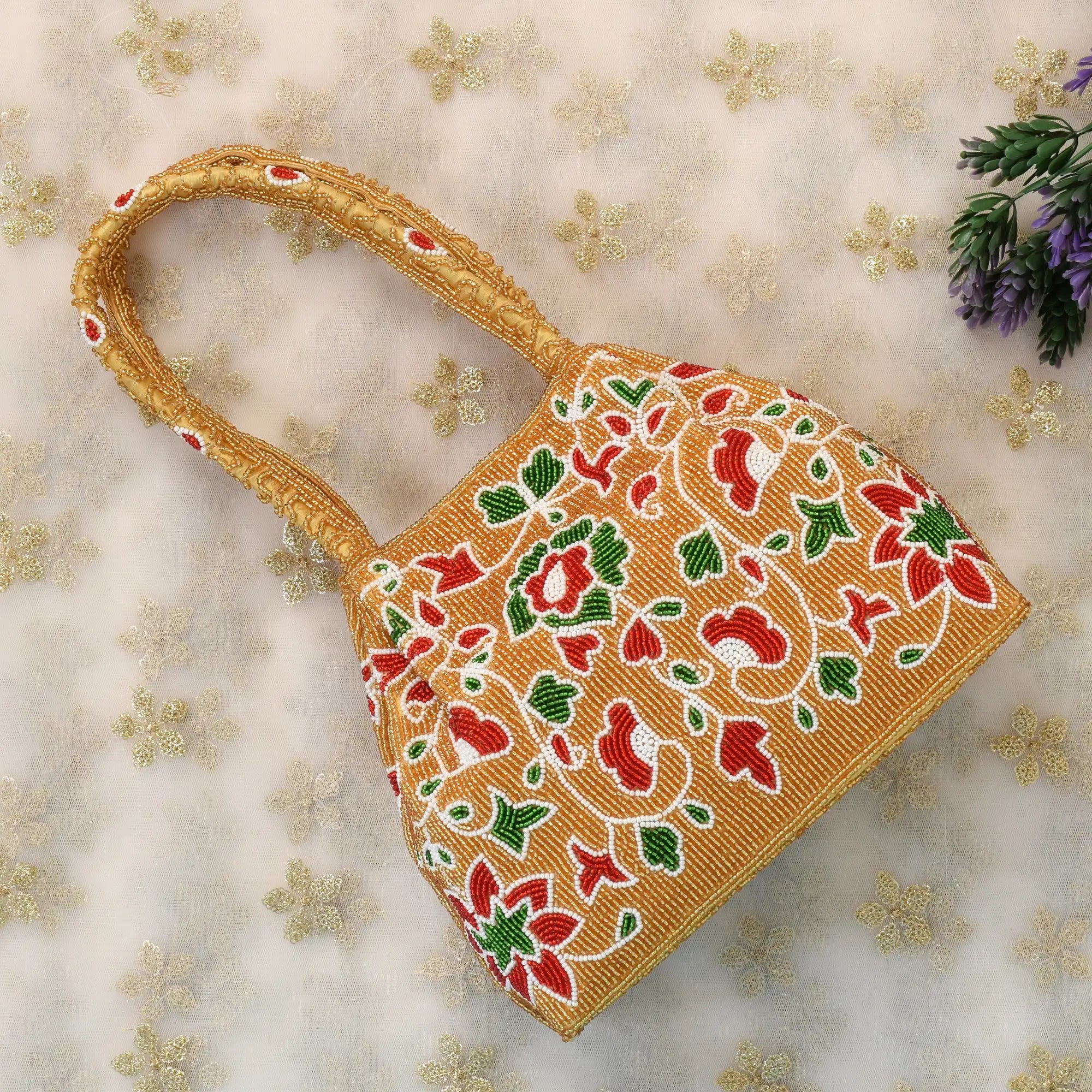 Patola Beaded Batva