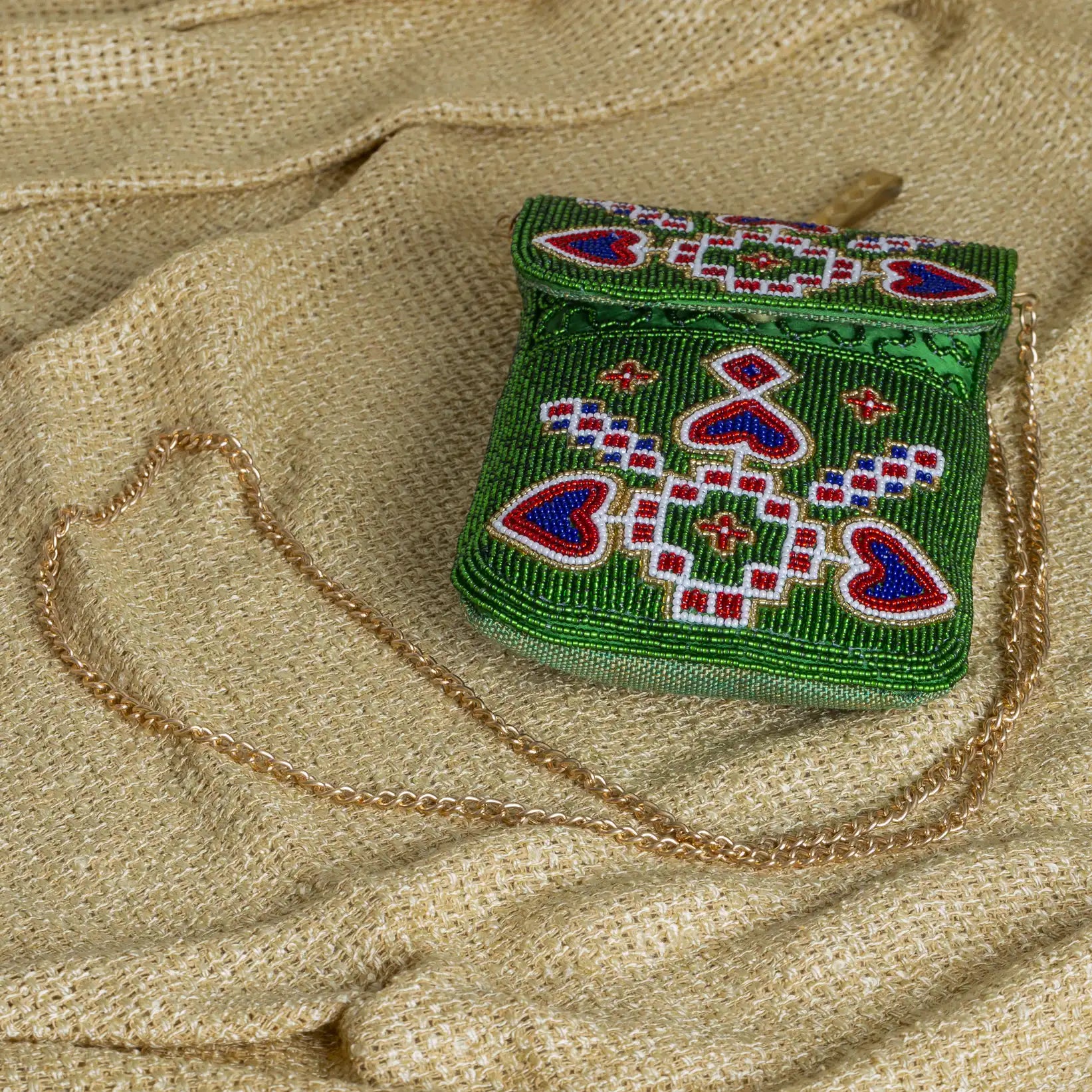 Mobile Cover Pearl Patola Beaded