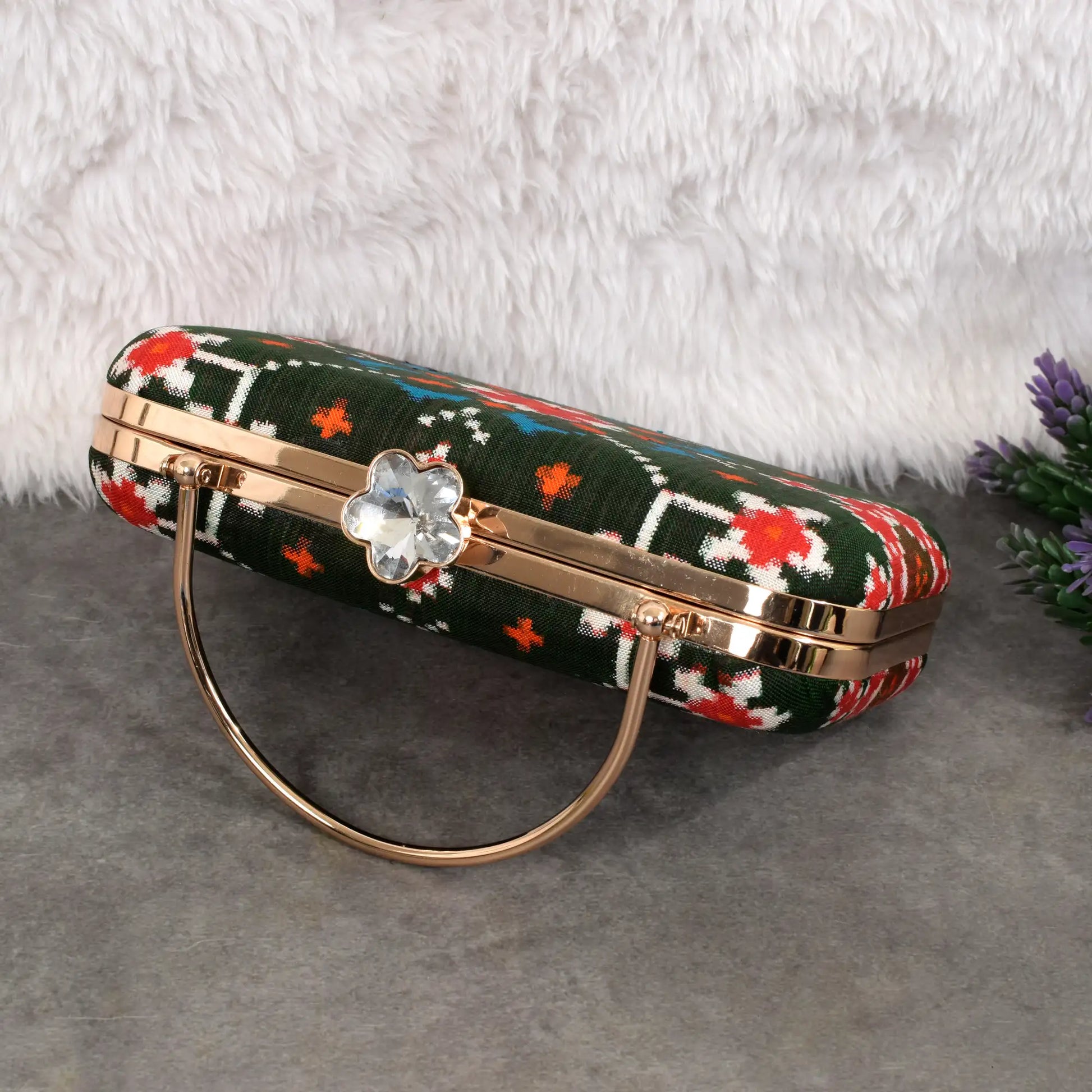 Double Ikat Patola Clutch
