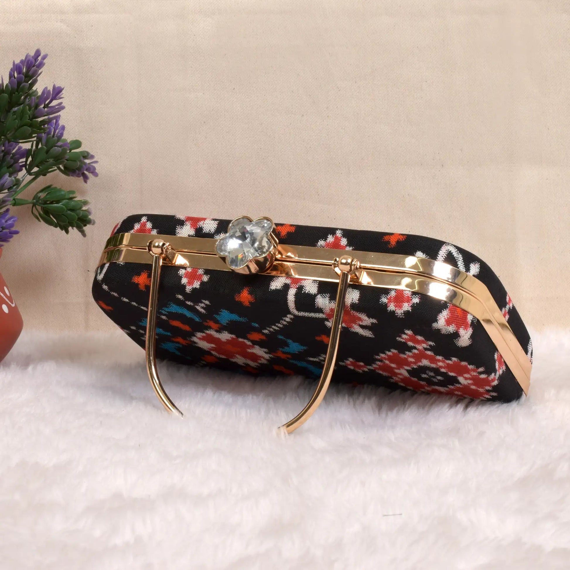 Double Ikat Patola Clutch