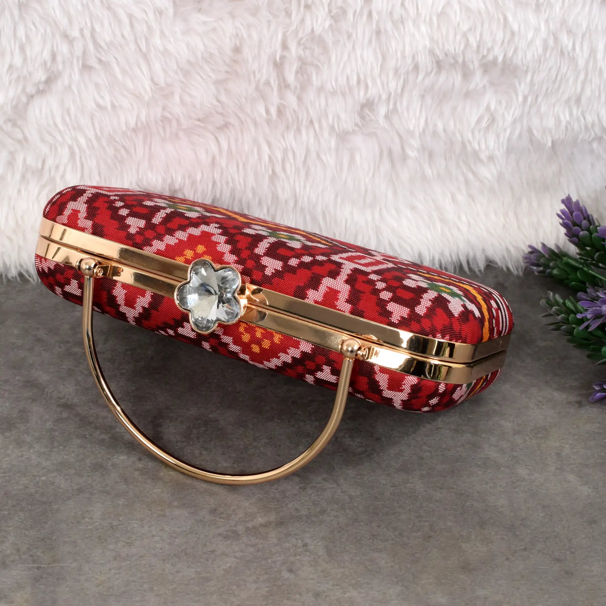 Double Ikat Patola Clutch