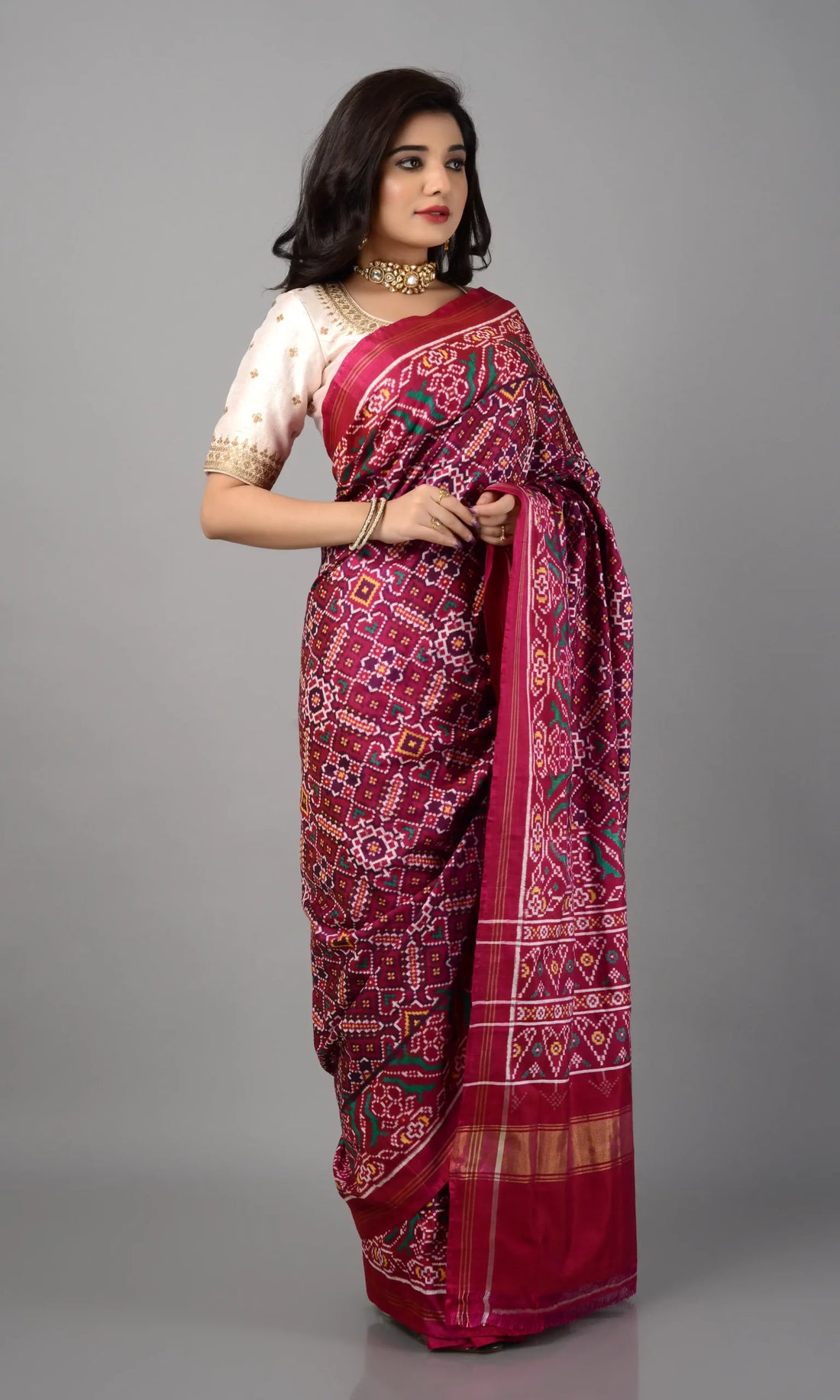 Double Ikat Patola Saree