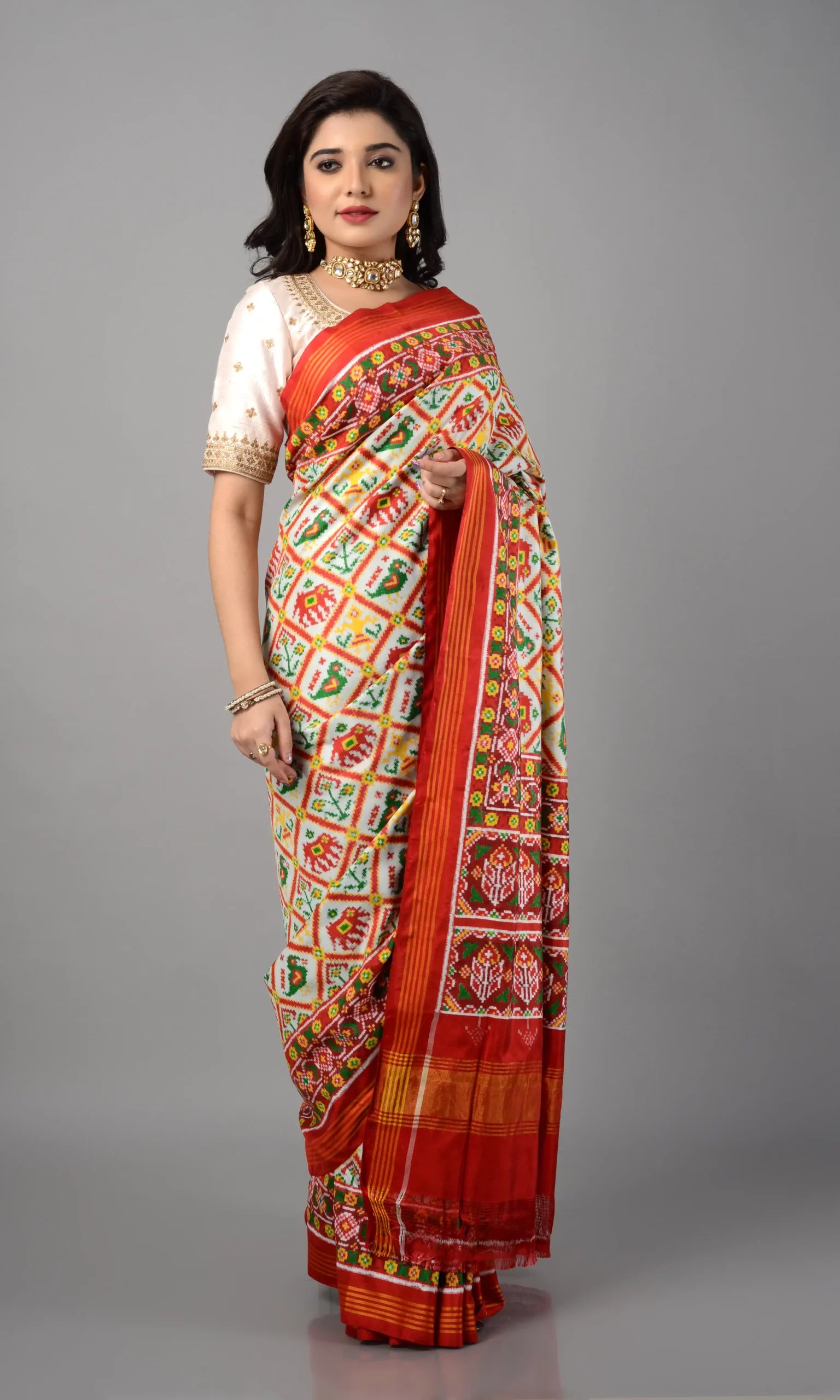Double Ikat Patola Saree