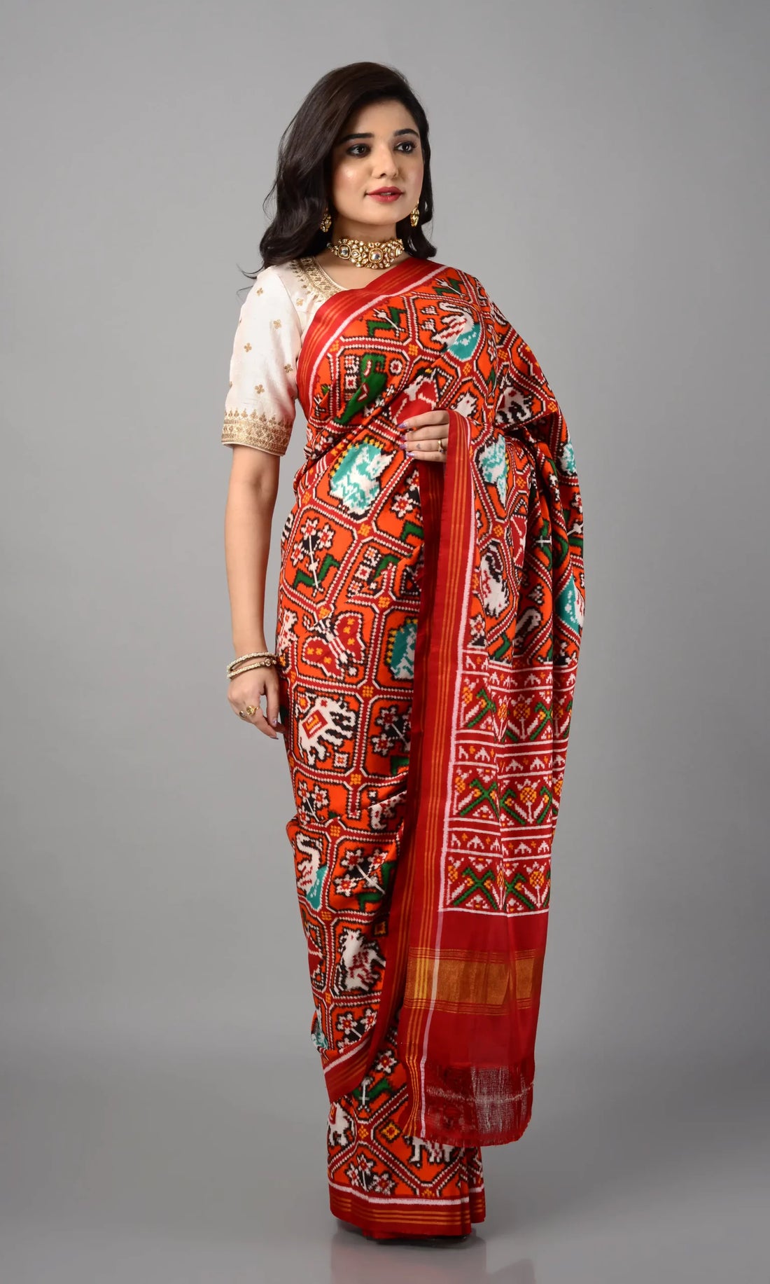 Double Ikat Patola Saree