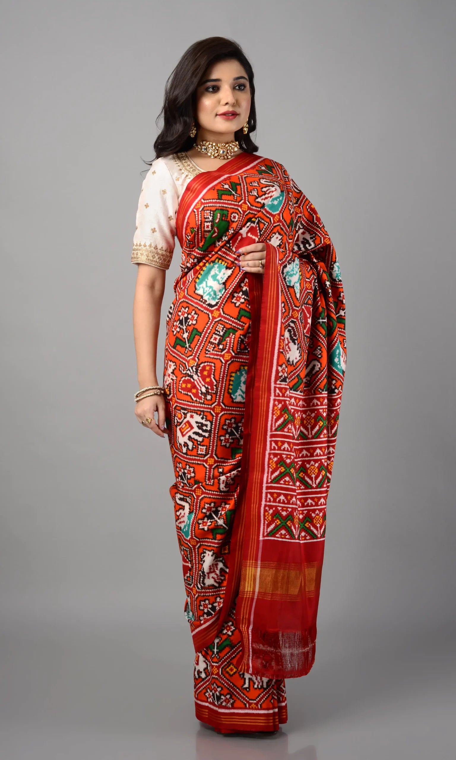 Double Ikat Patola Saree