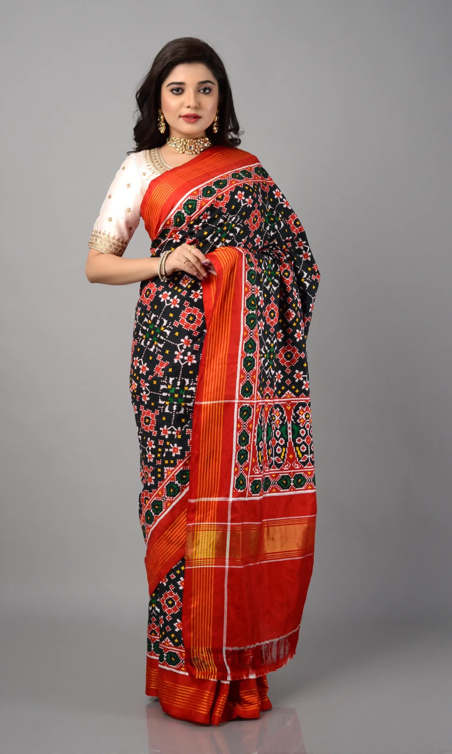 Double Ikat Patola Saree