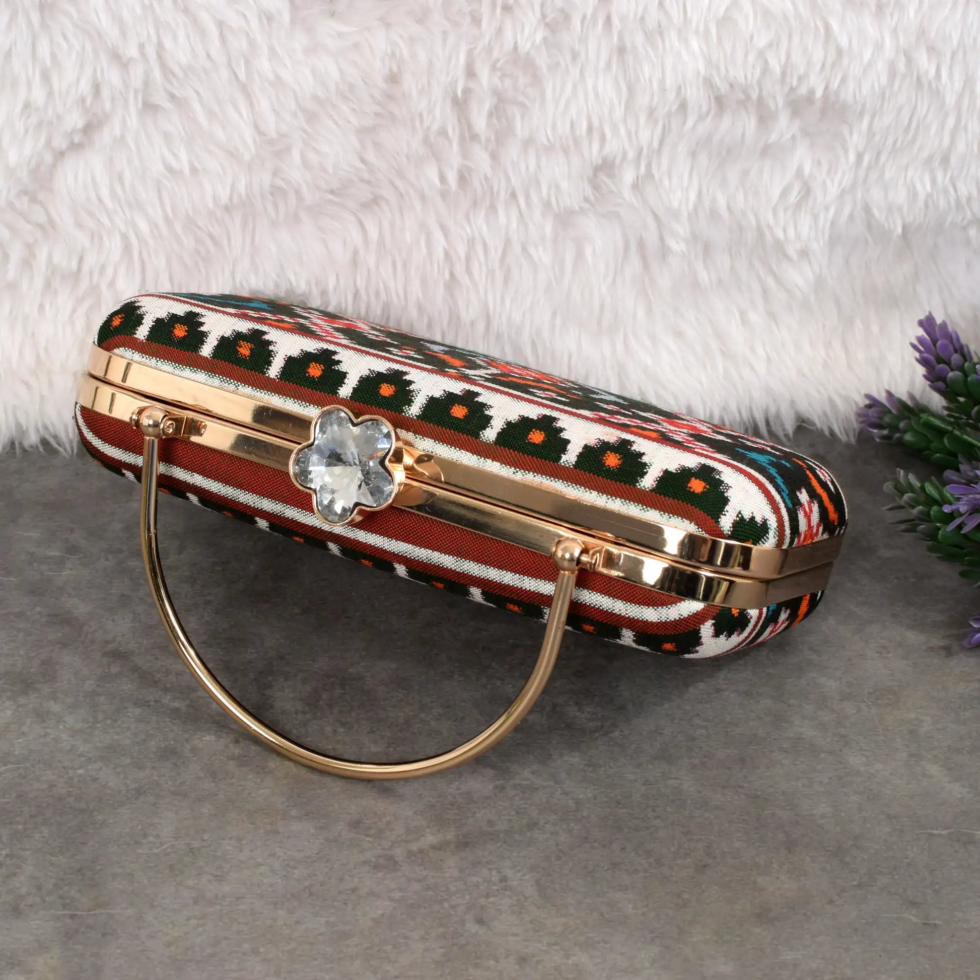 Double Ikat Patola Clutch