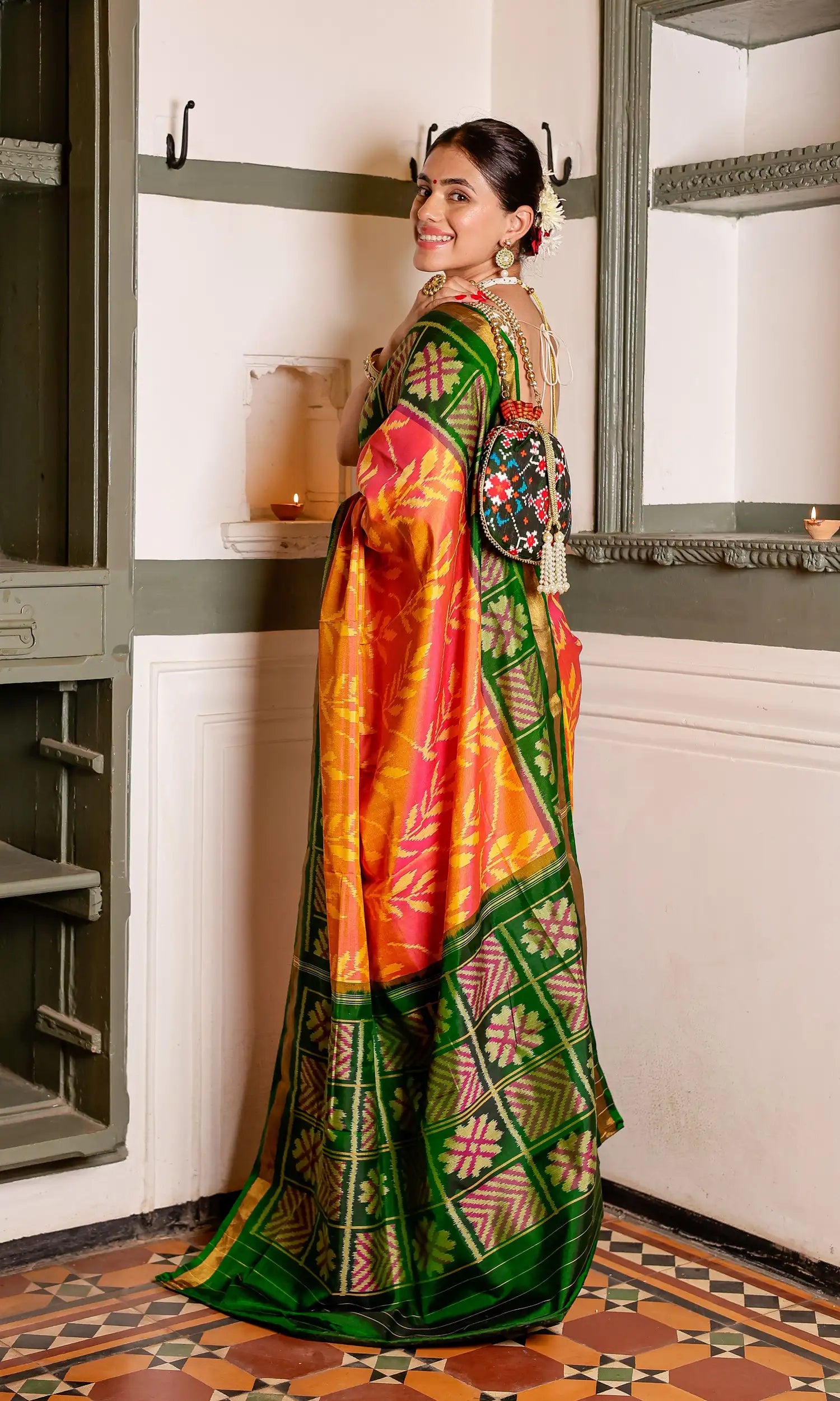 Rajkoti Patola Saree