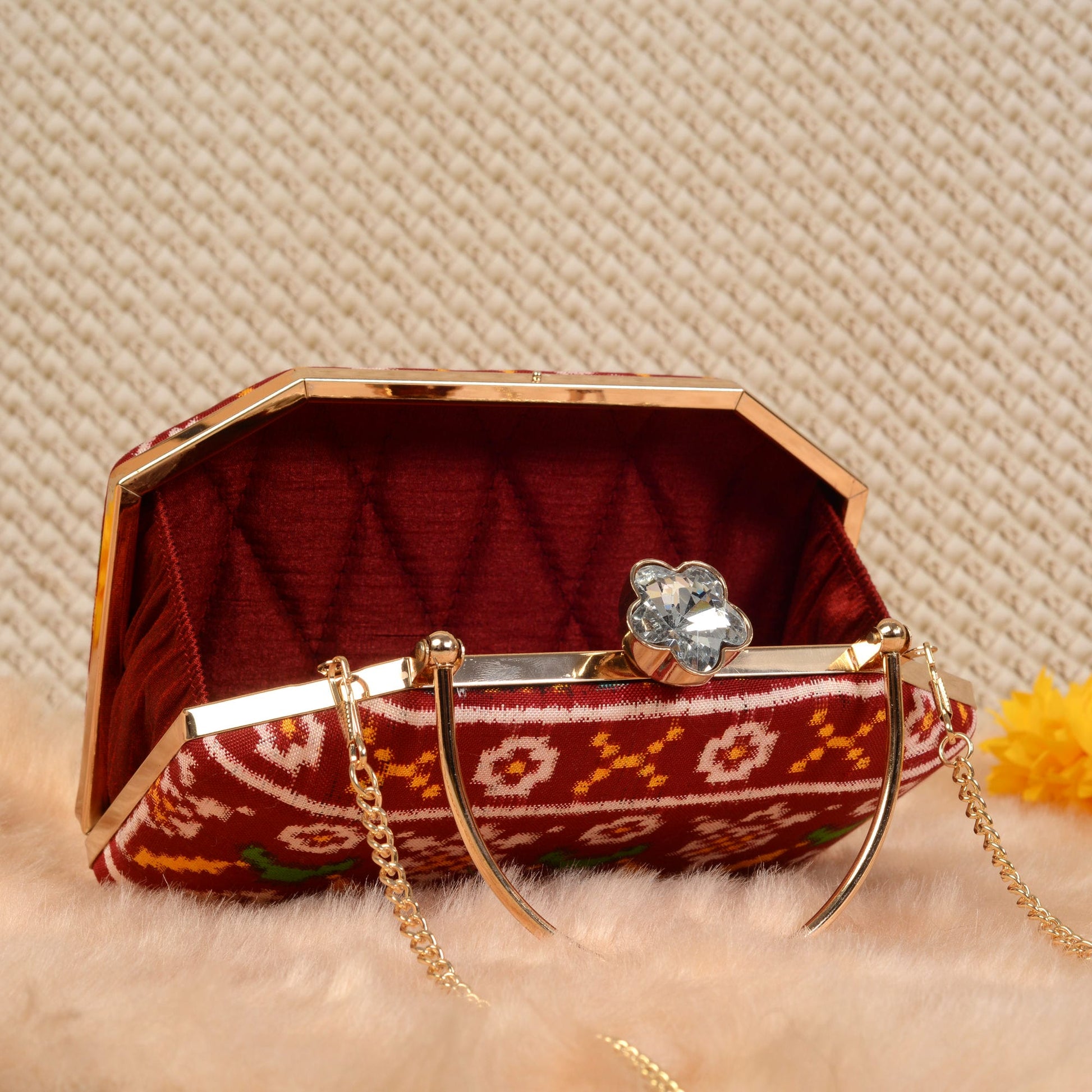Double Ikat Patola Clutch