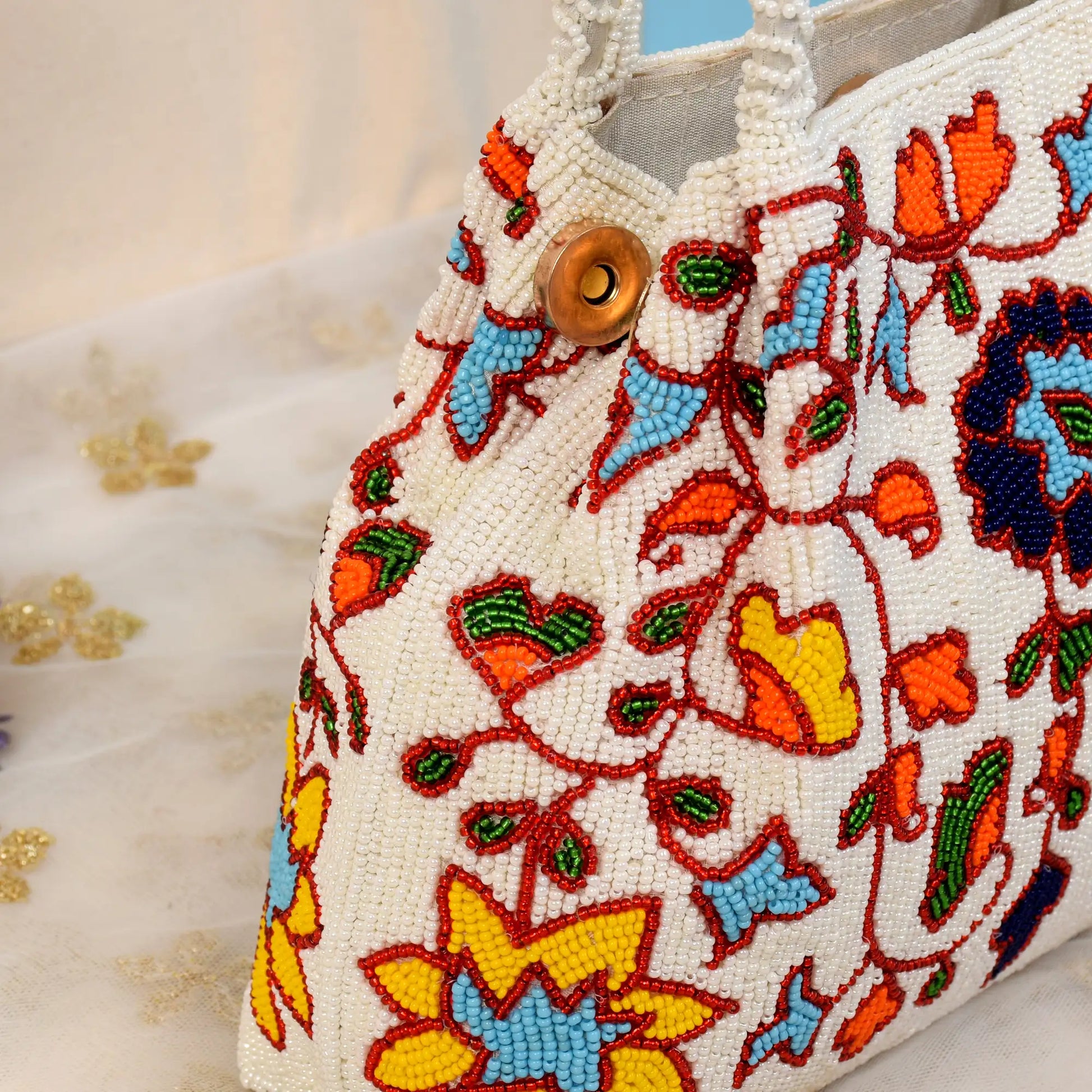 Patola Beaded Batva