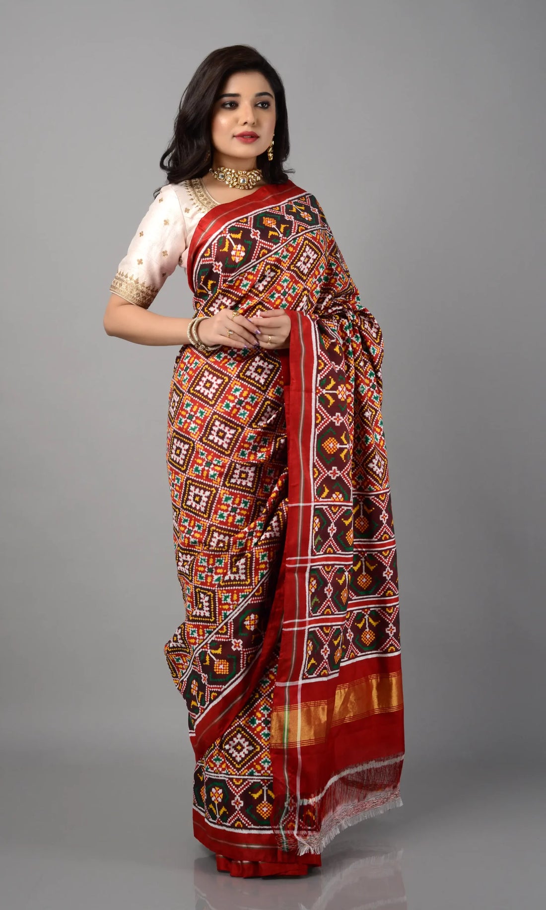 Double Ikat Patola Saree