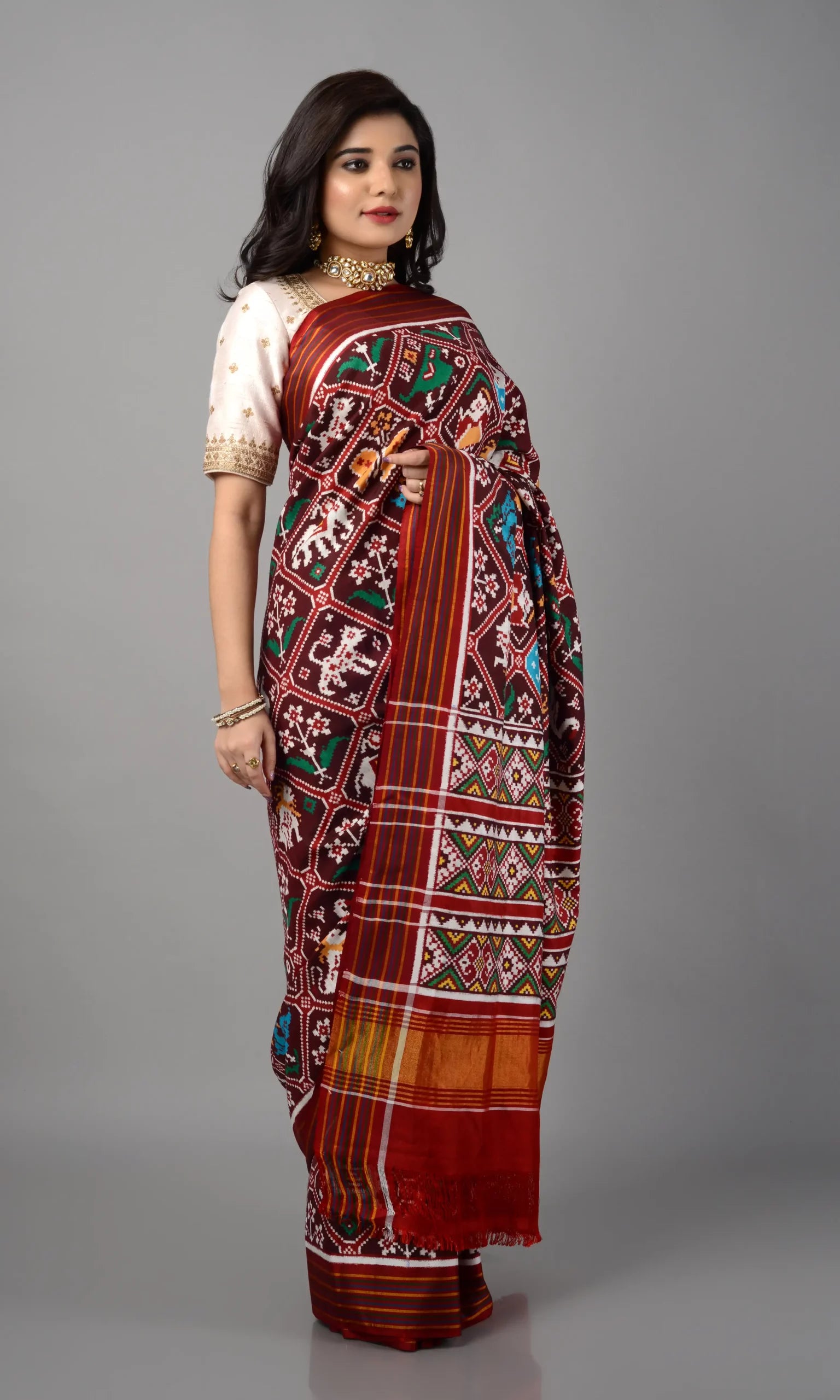 Double Ikat Patola Saree