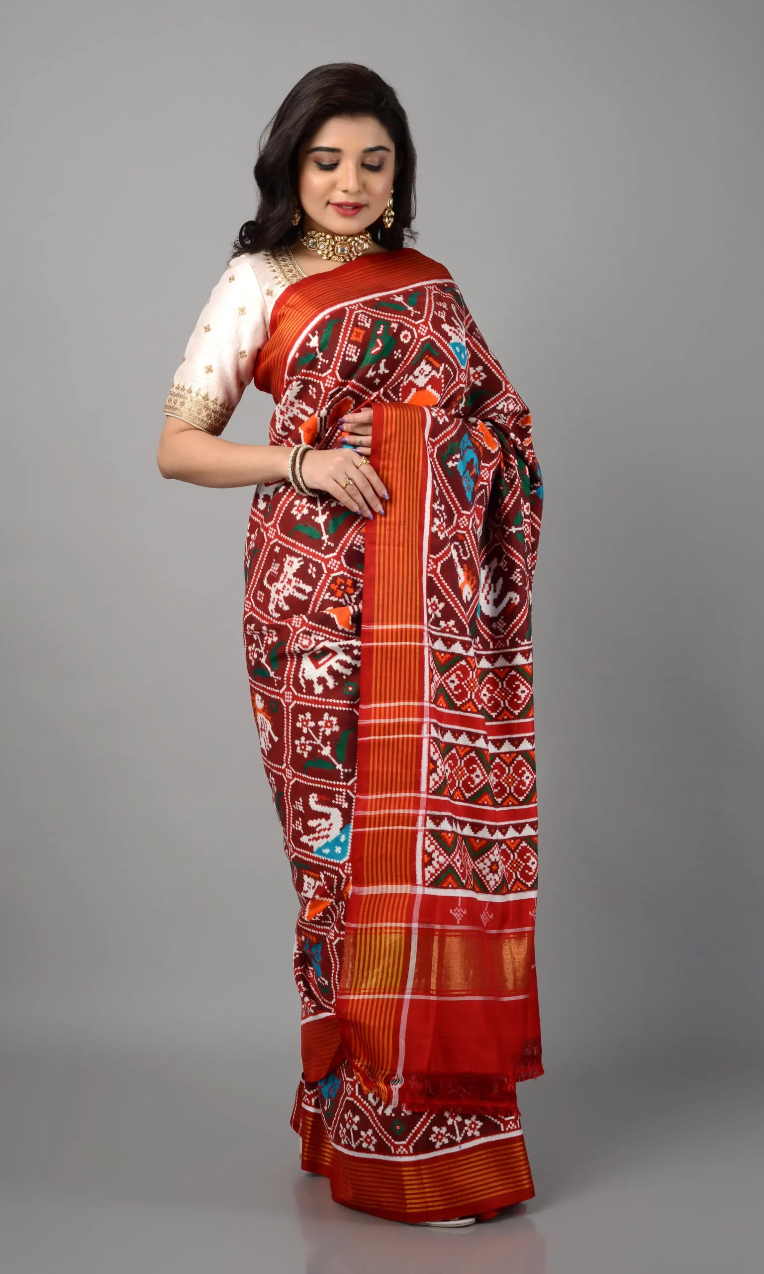 Double Ikat Patola Saree