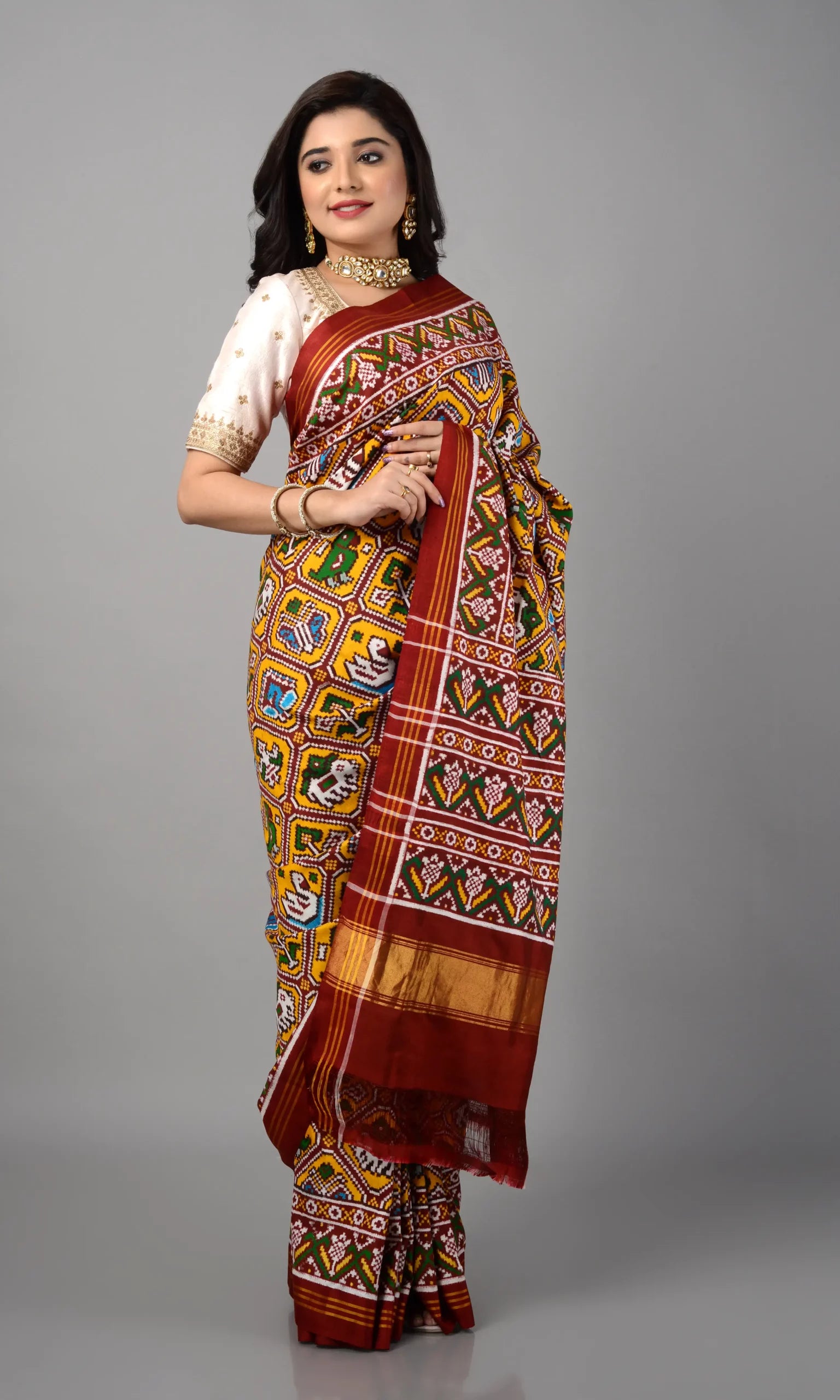 Double Ikat Patola Saree