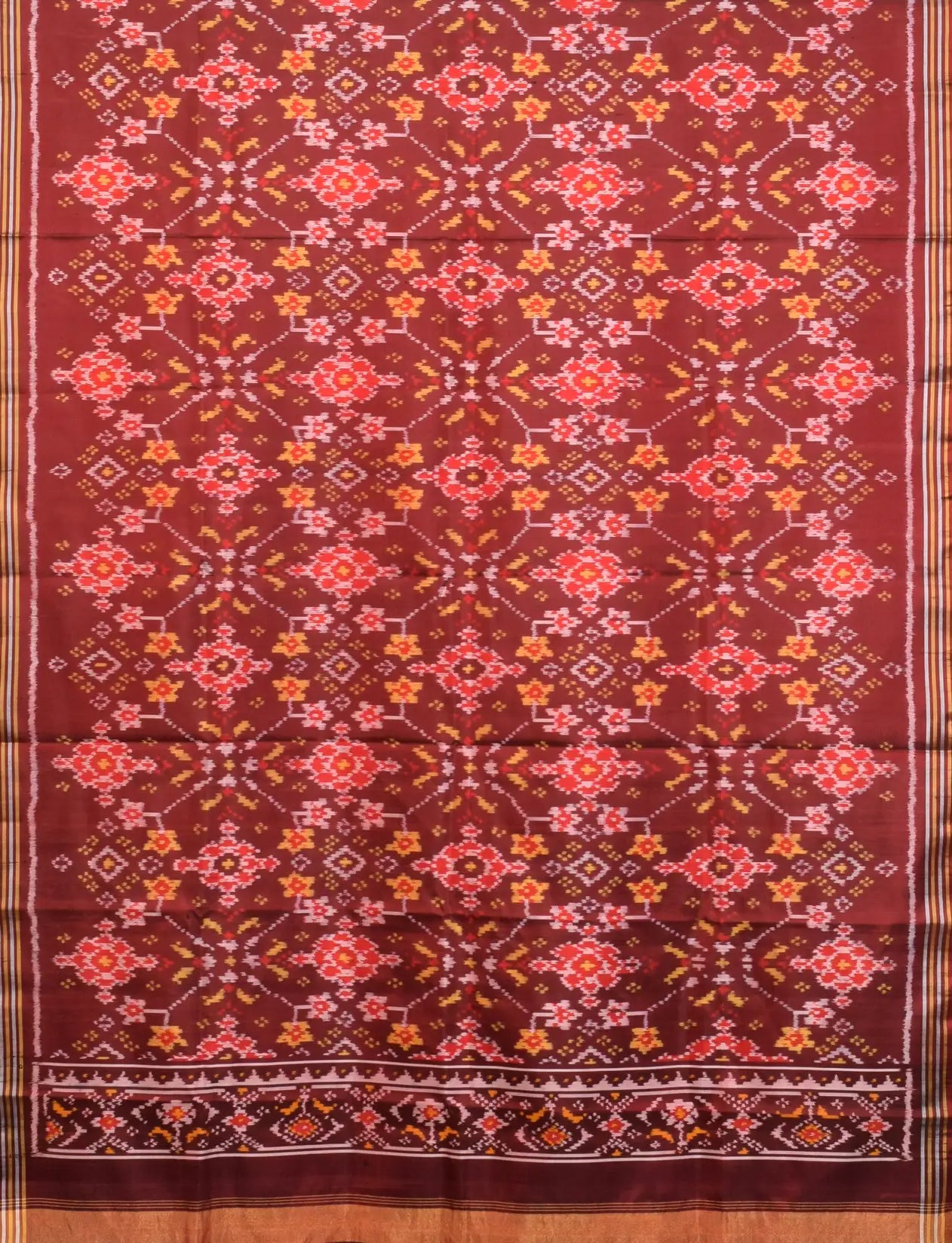 Single Ikat Patola Dupatta