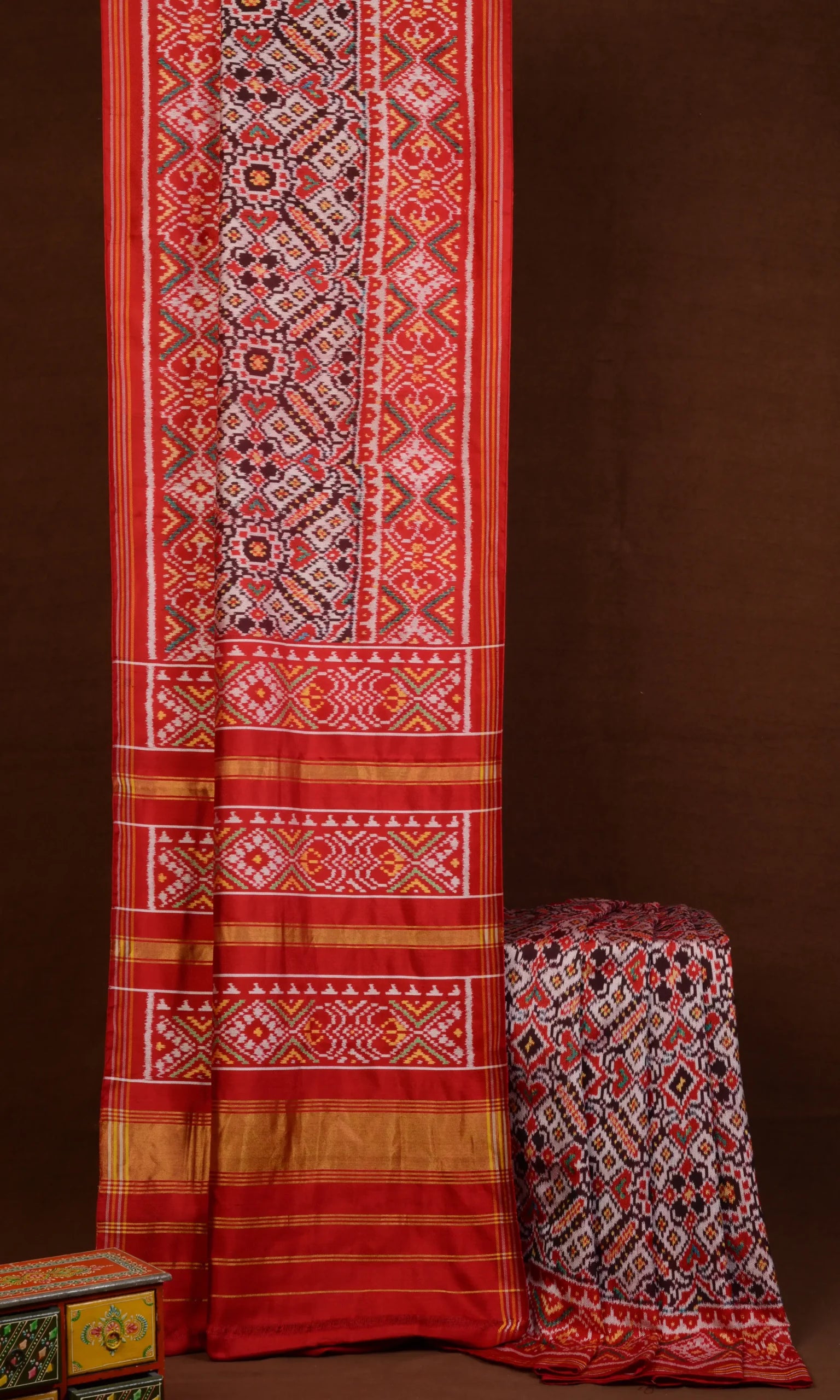 Twill Weave Patola Saree