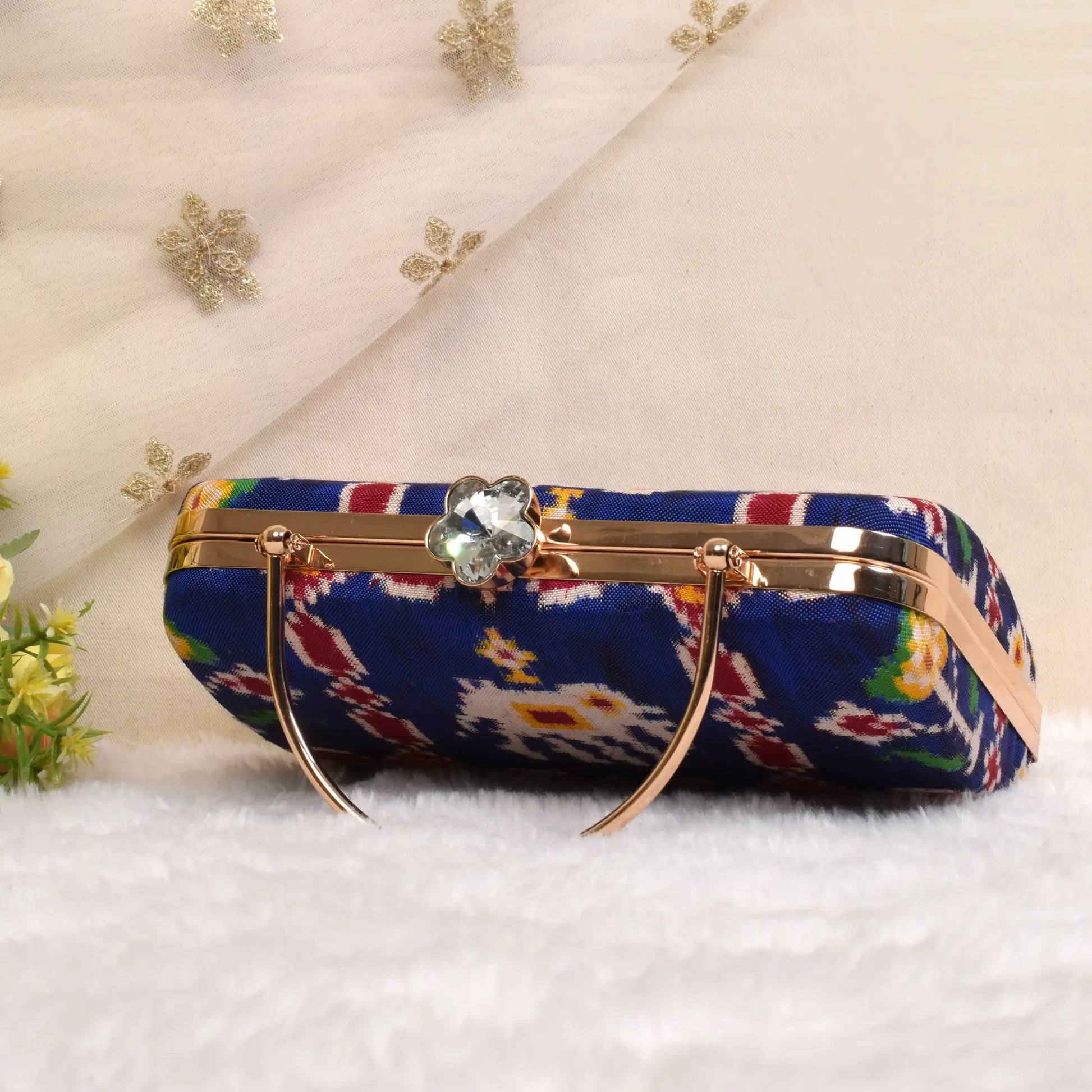 Double Ikat Patola Clutch