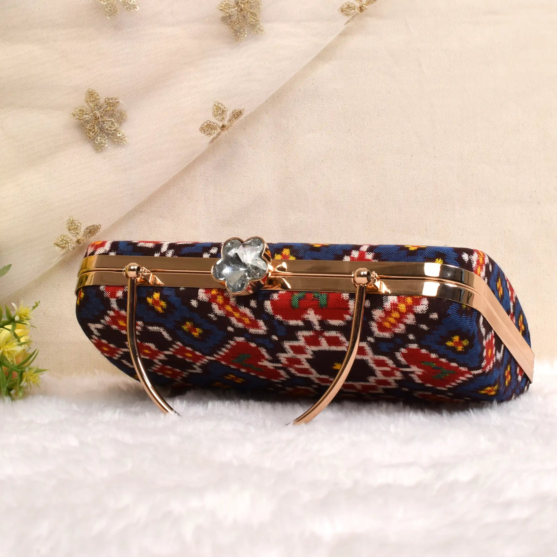 Double Ikat Patola Clutch