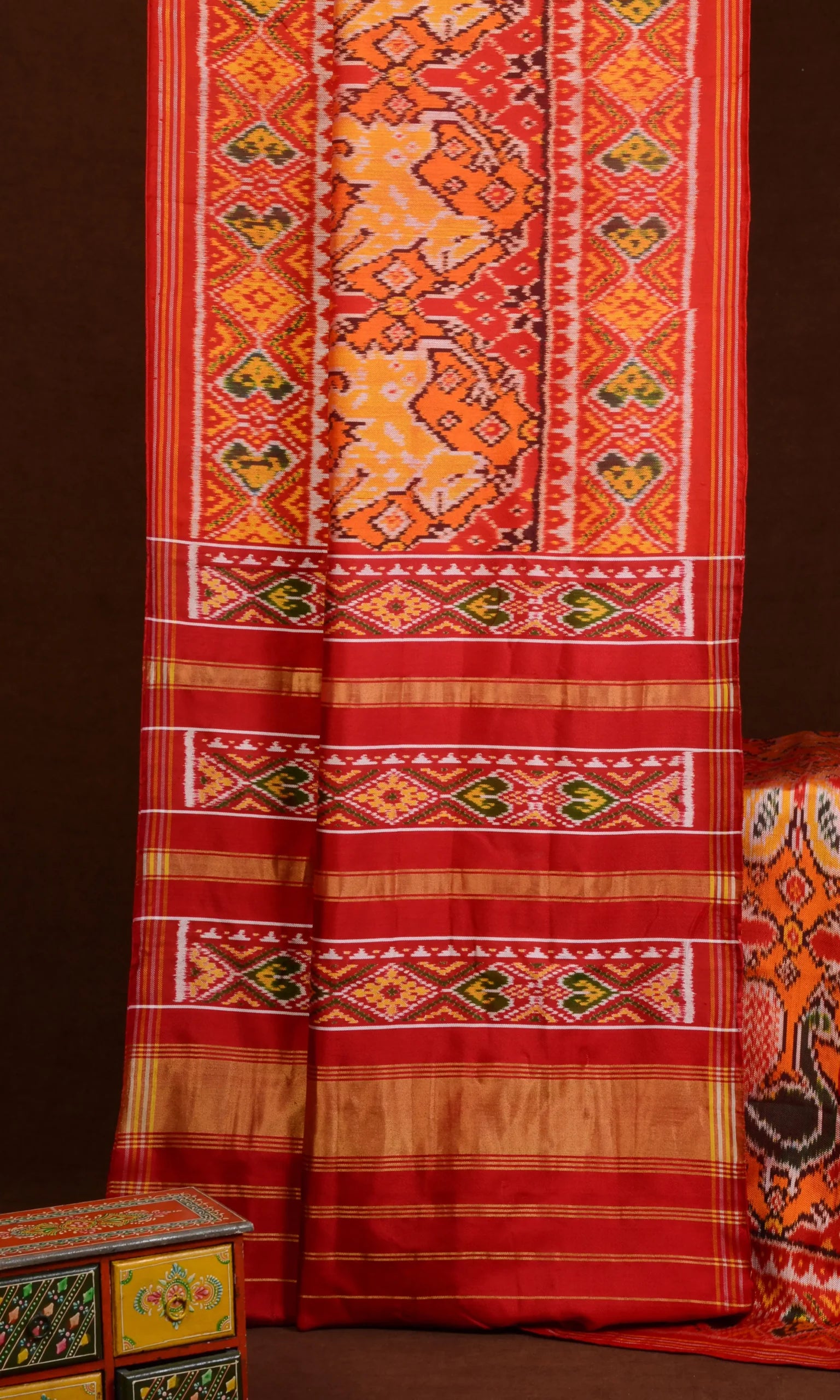 Twill Weave Patola Saree