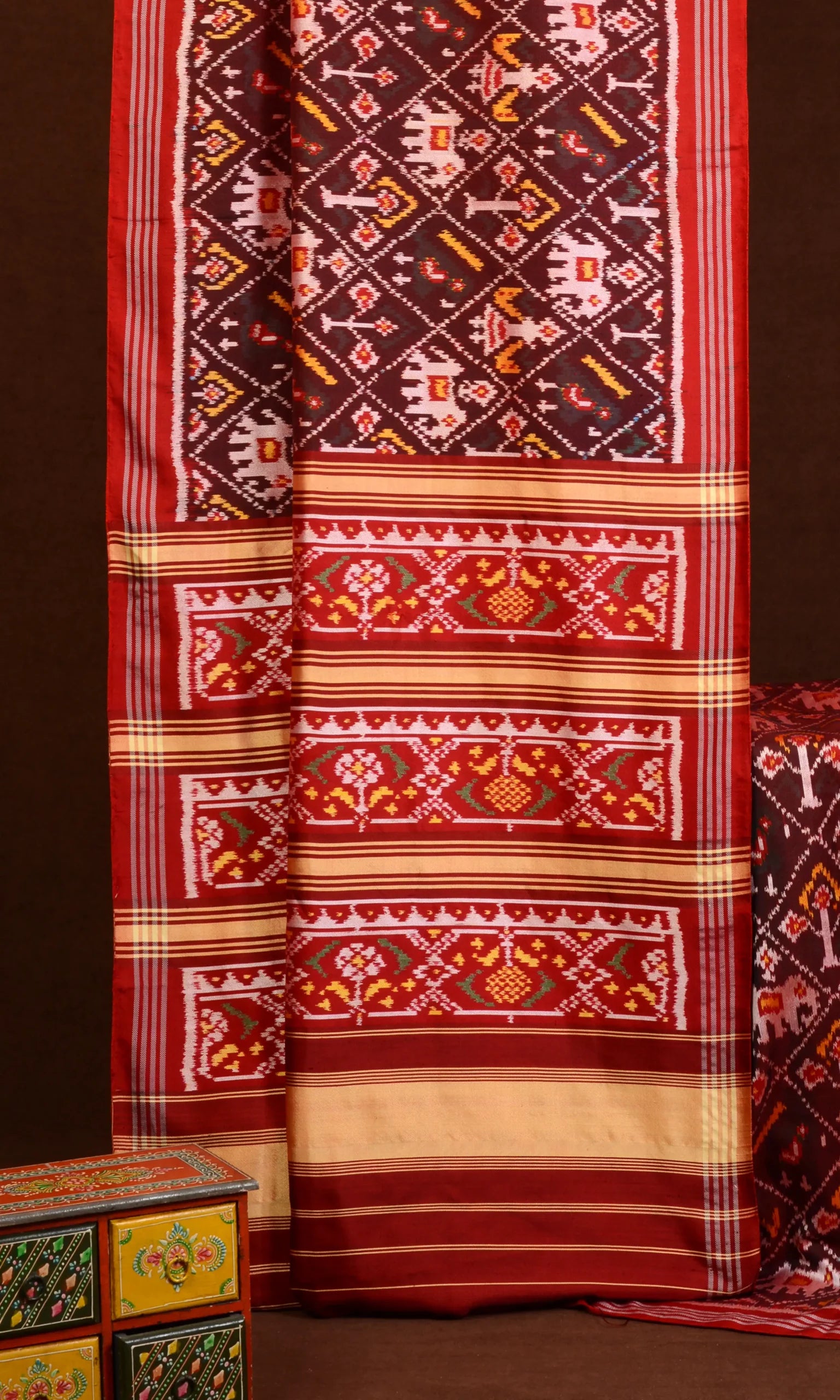 Twill Weave Patola Saree