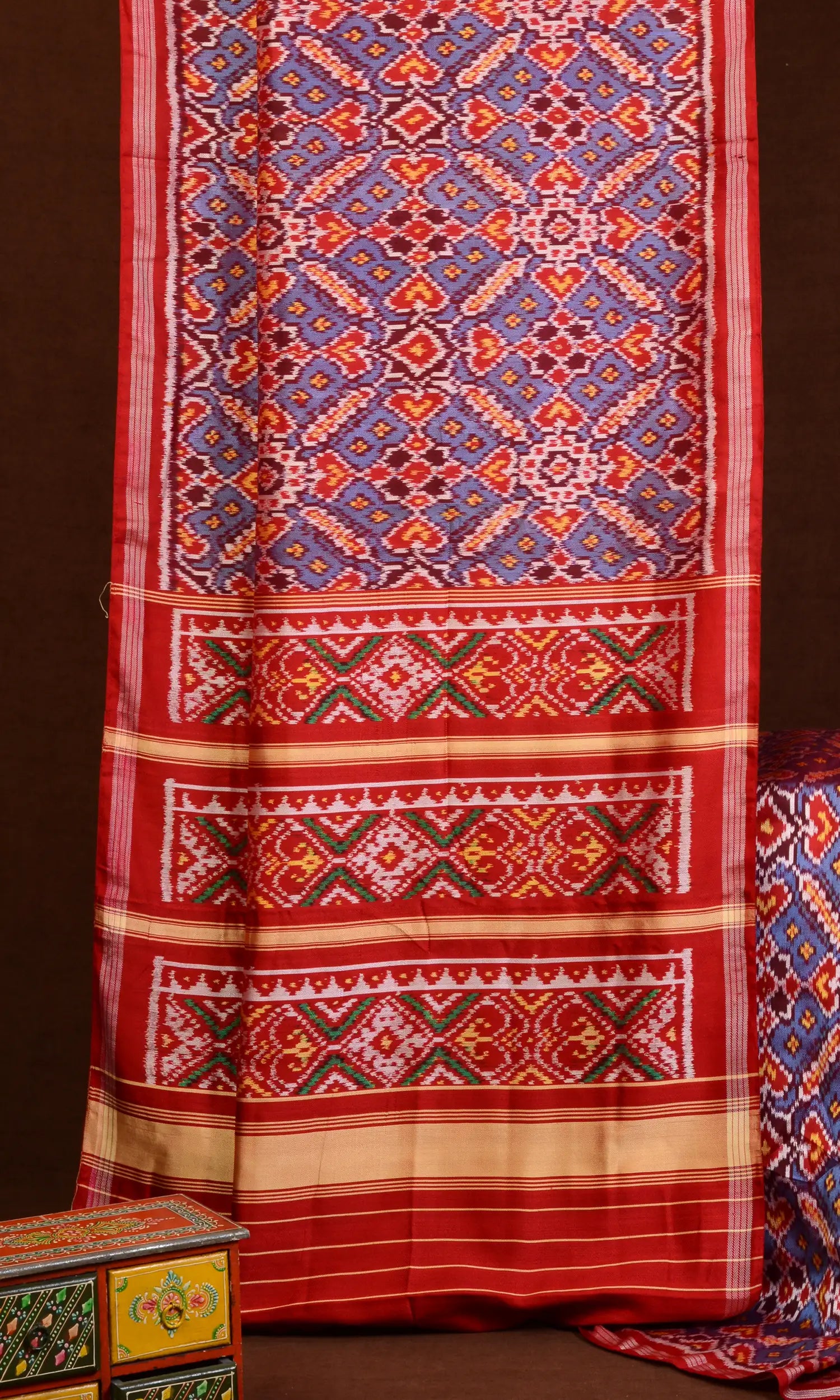 Twill Weave Patola Saree