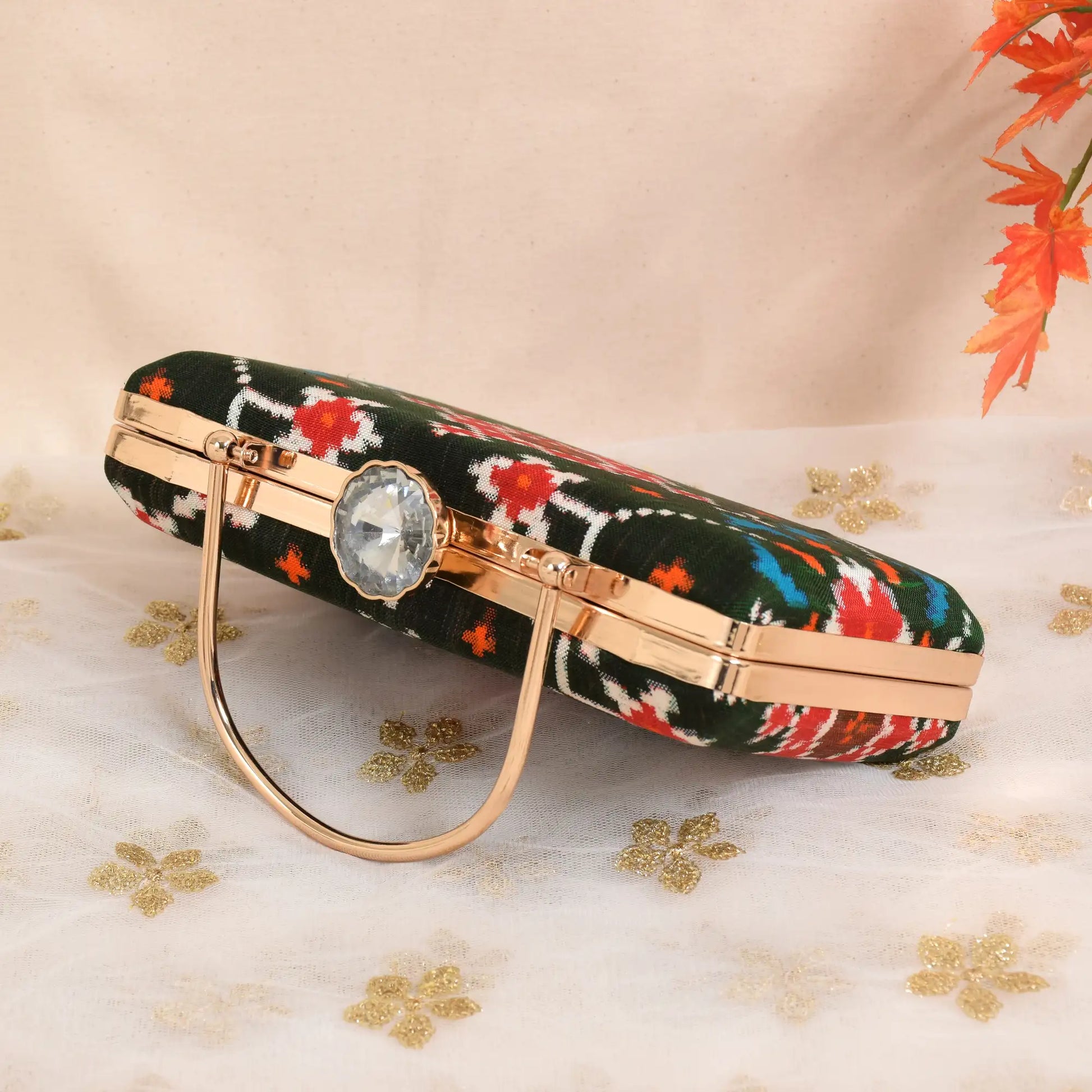 Double Ikat Patola Clutch