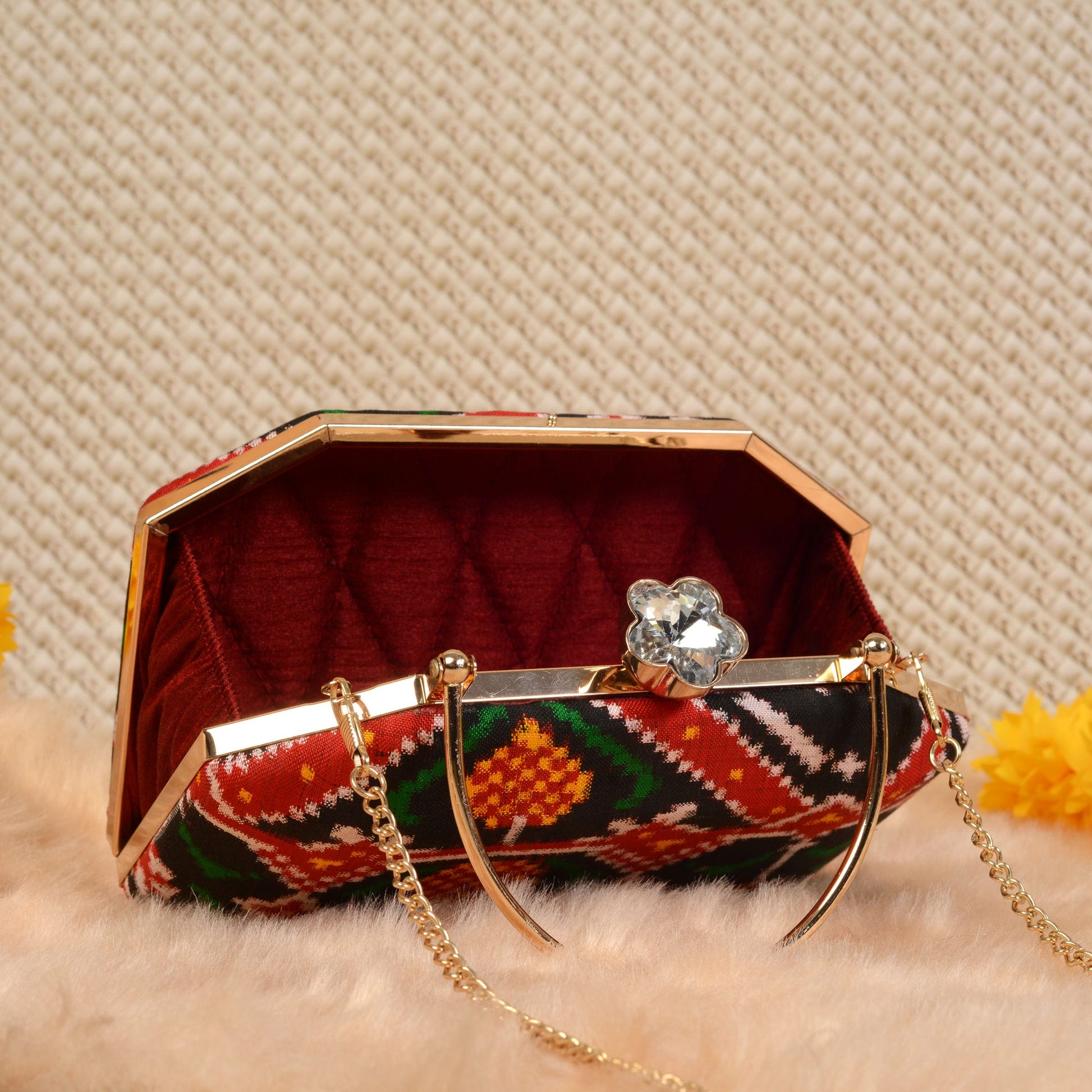 Double Ikat Patola Clutch