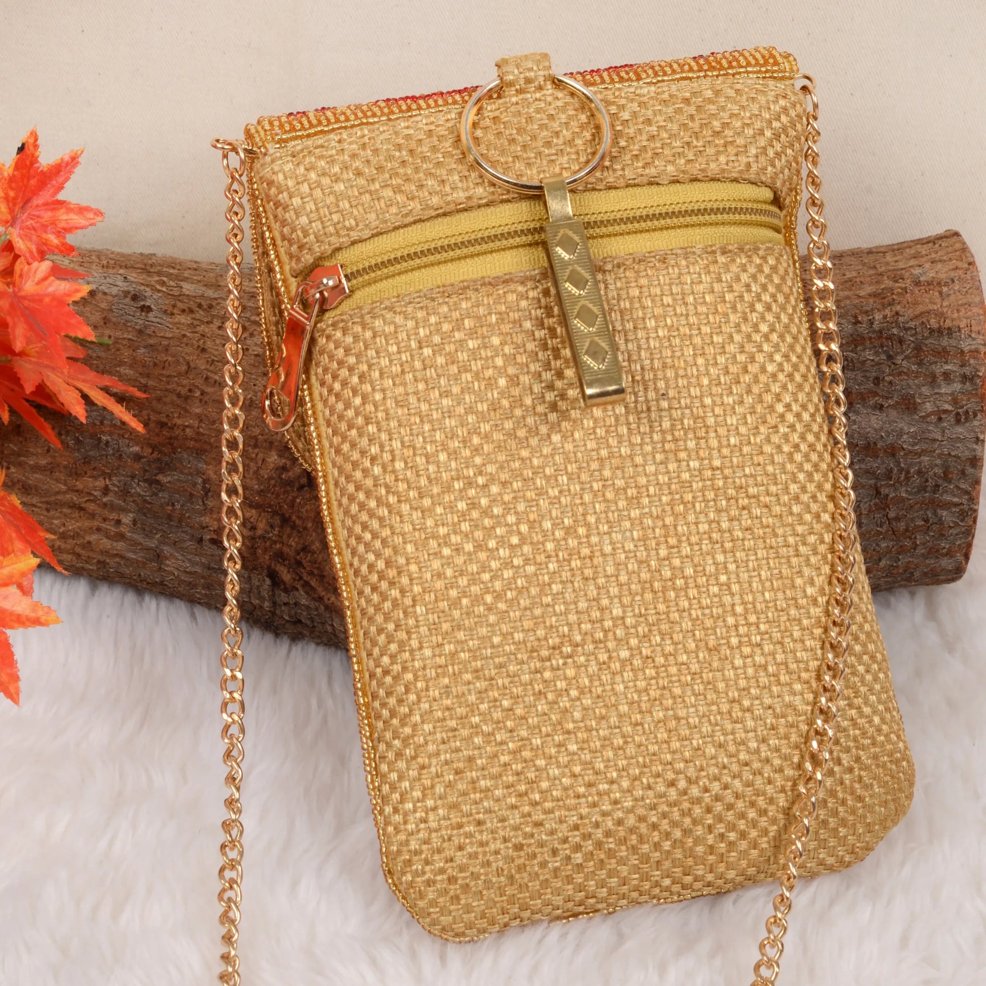 Mobile Cover Pearl Patola Beaded