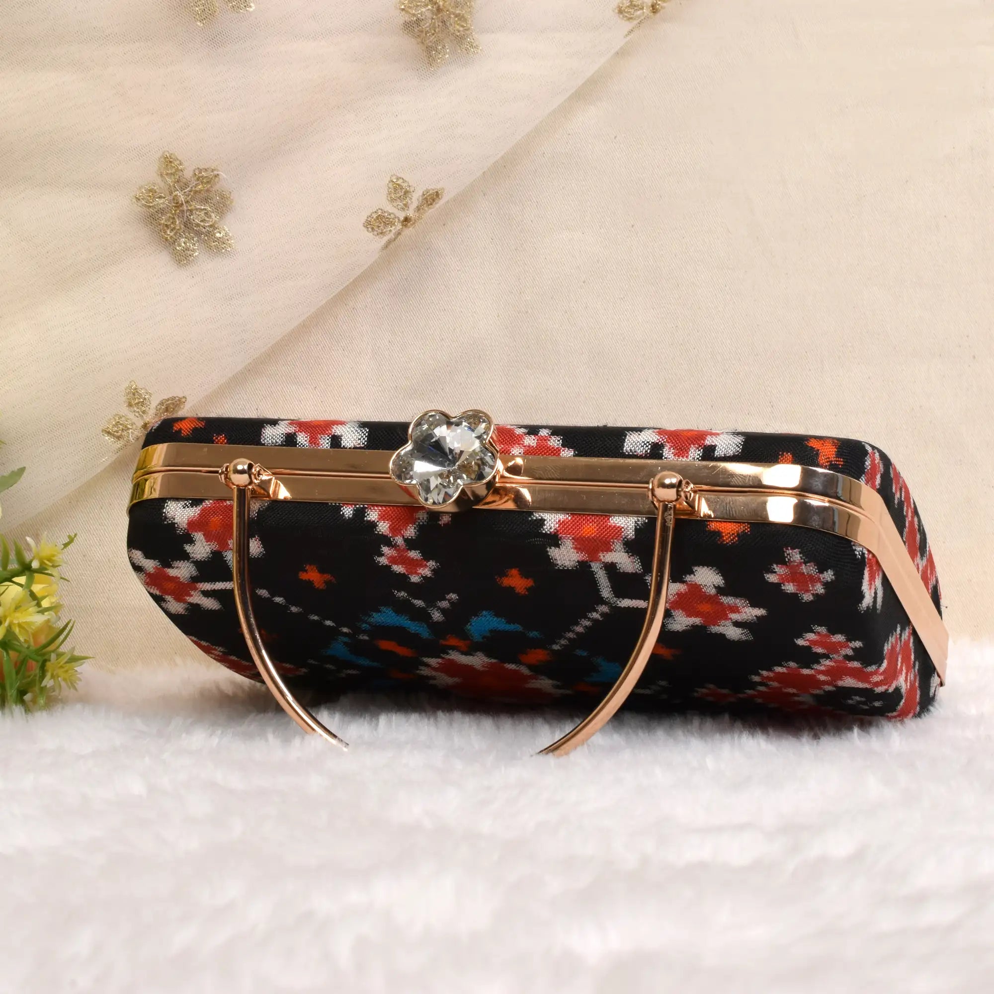 Double Ikat Patola Clutch