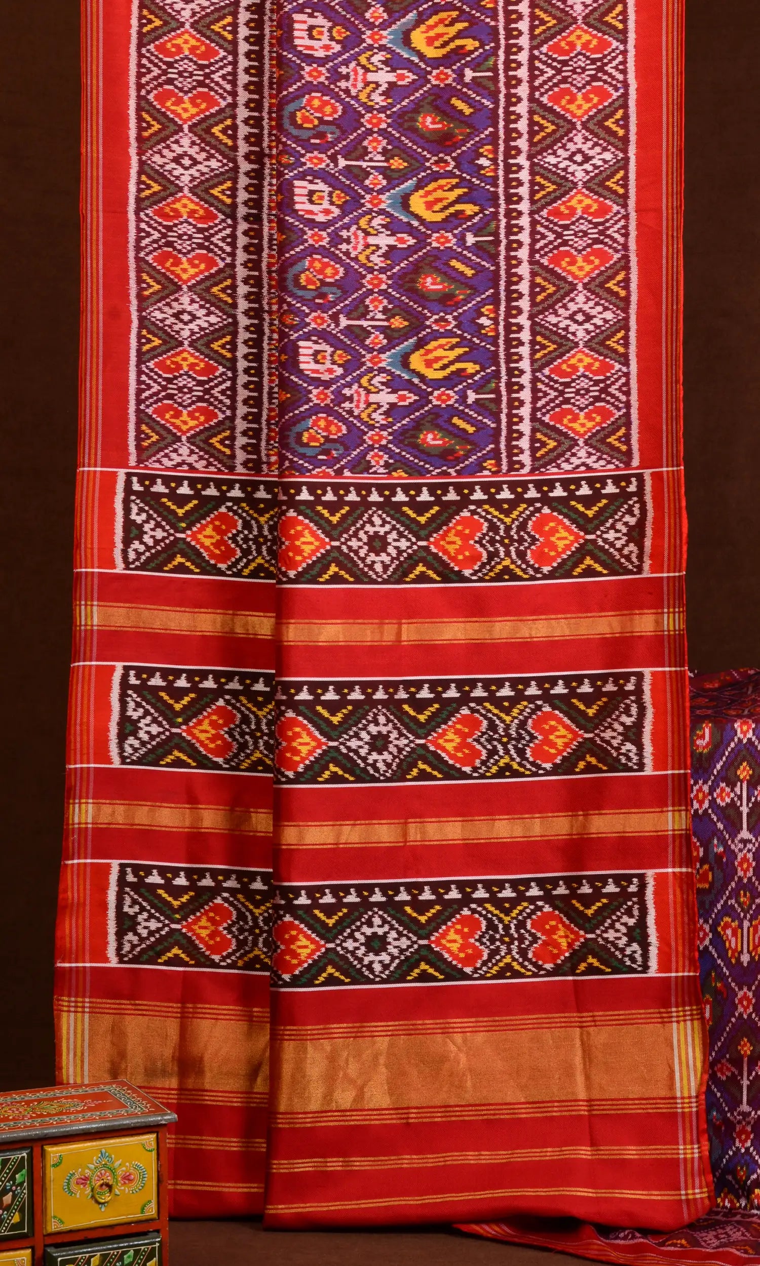 Twill Weave Patola Saree