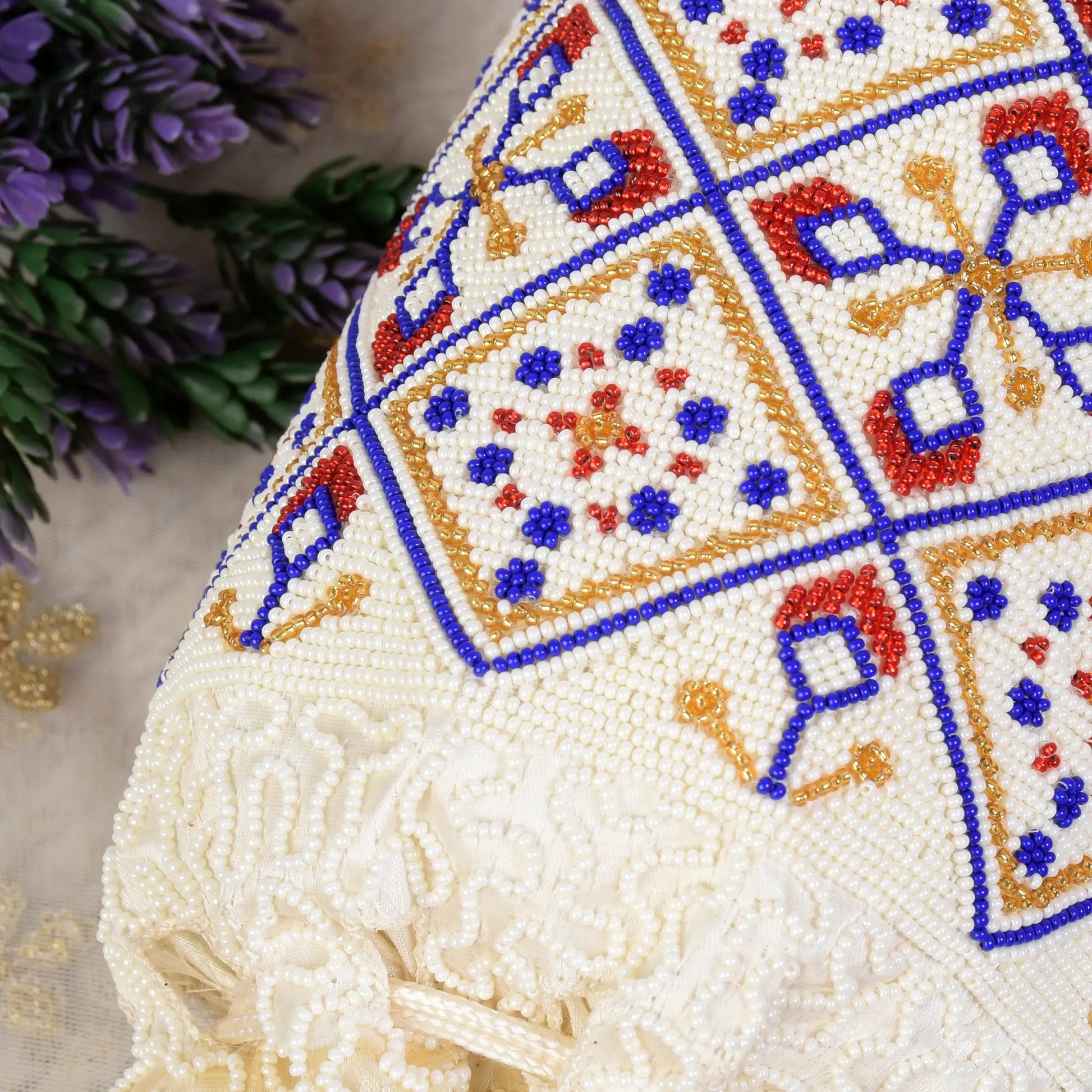 Moti Patola Beaded Batva